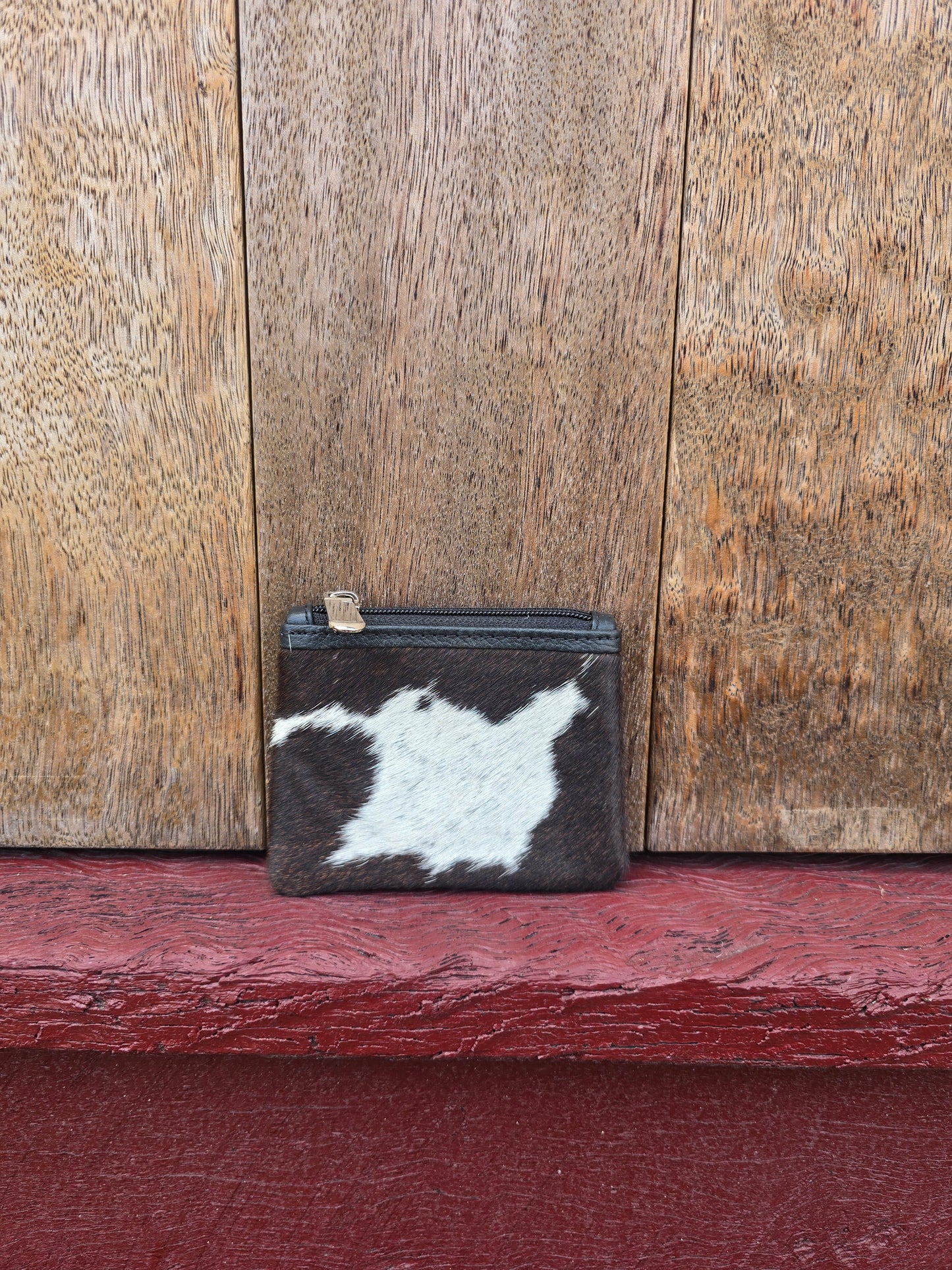 Hair on hide coin purse #48