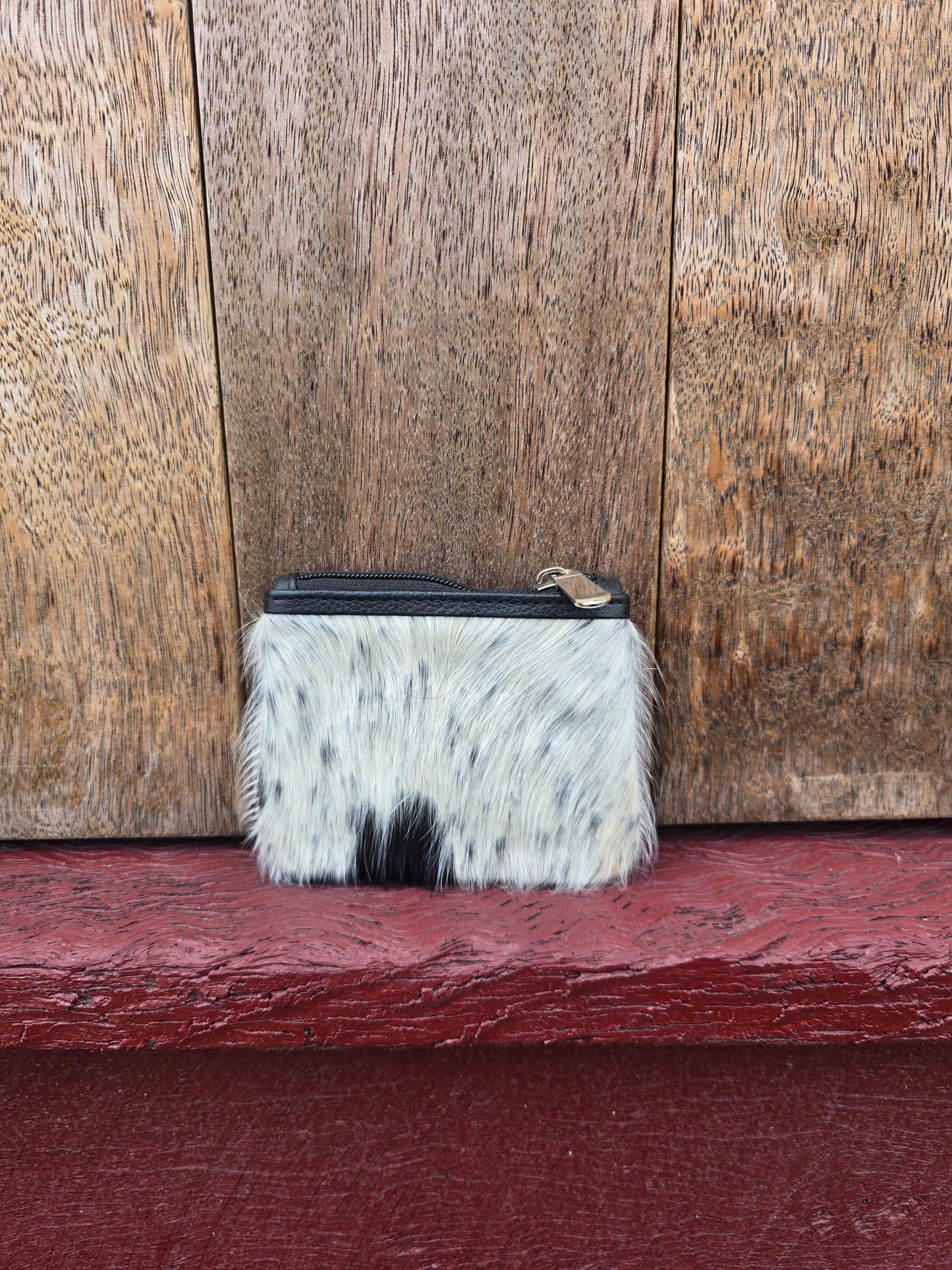 Hair on hide coin purse #49