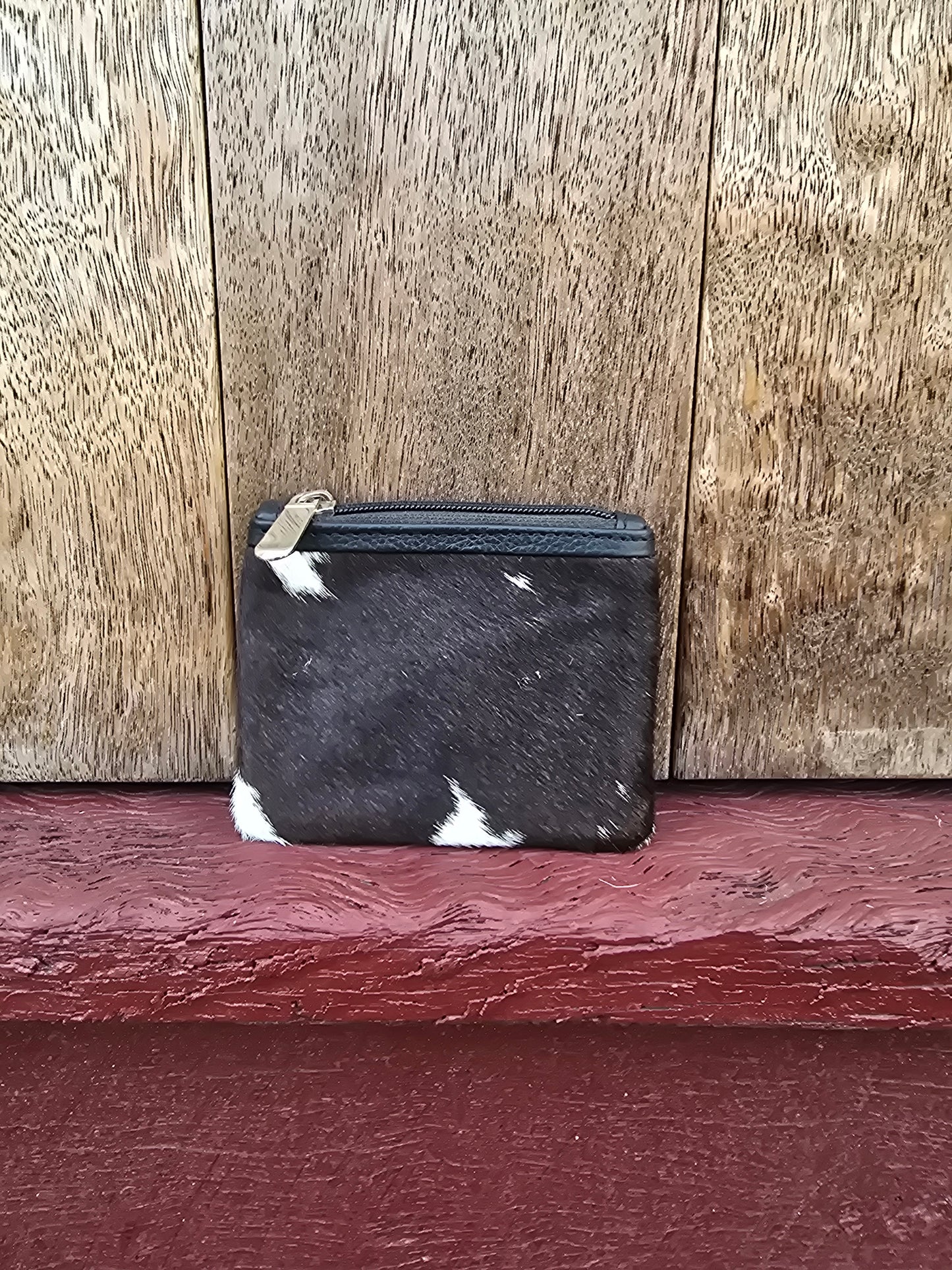 Hair on hide coin purse #28