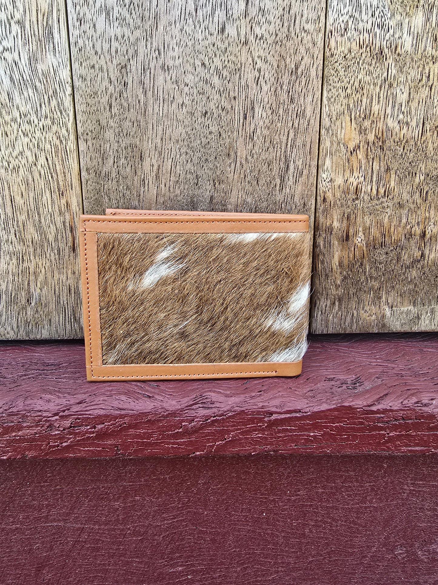Hair on hide unisex square wallet #03