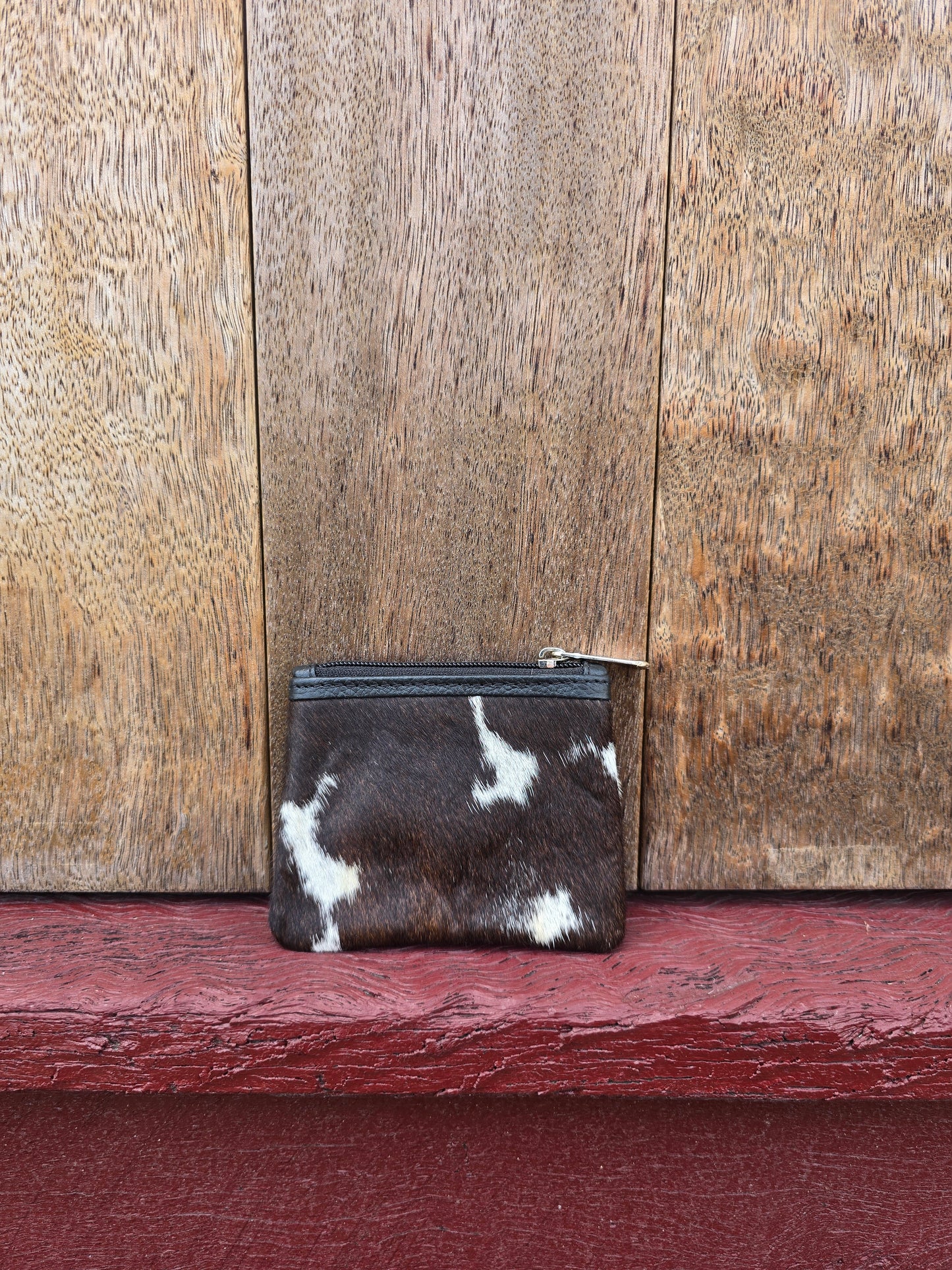 Hair on hide coin purse #48