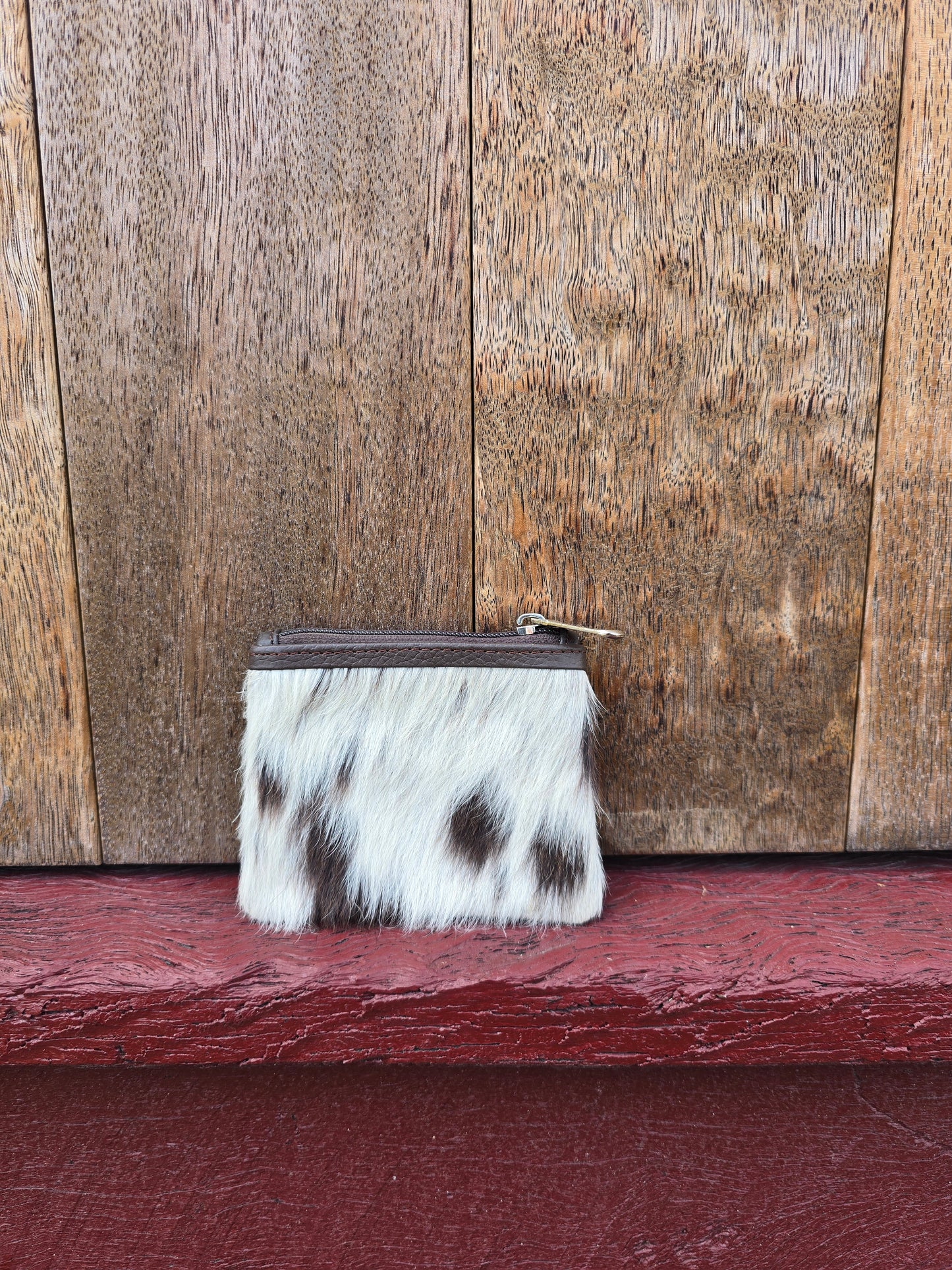 Hair on hide coin purse #20