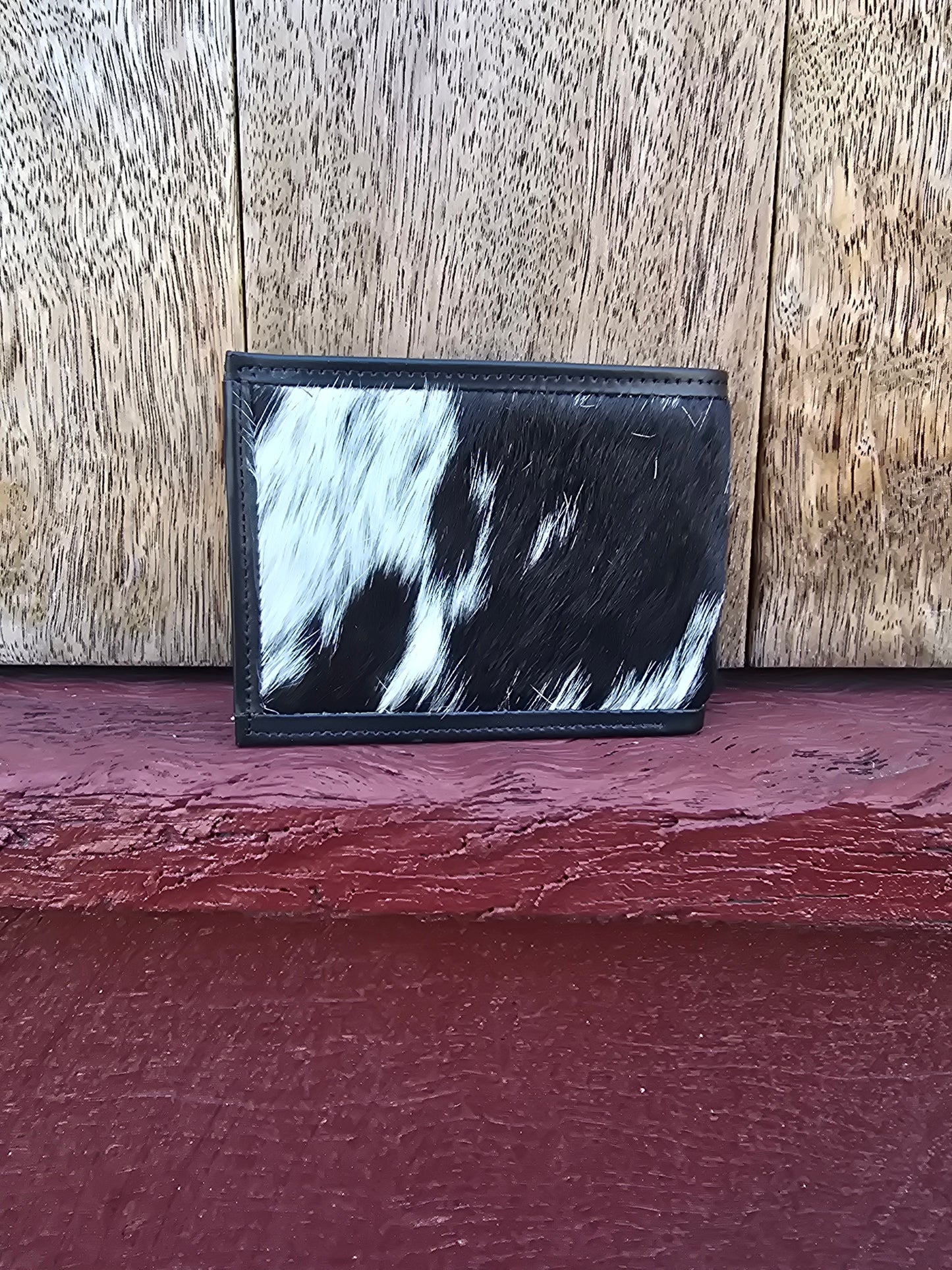 Hair on hide unisex square wallet #20