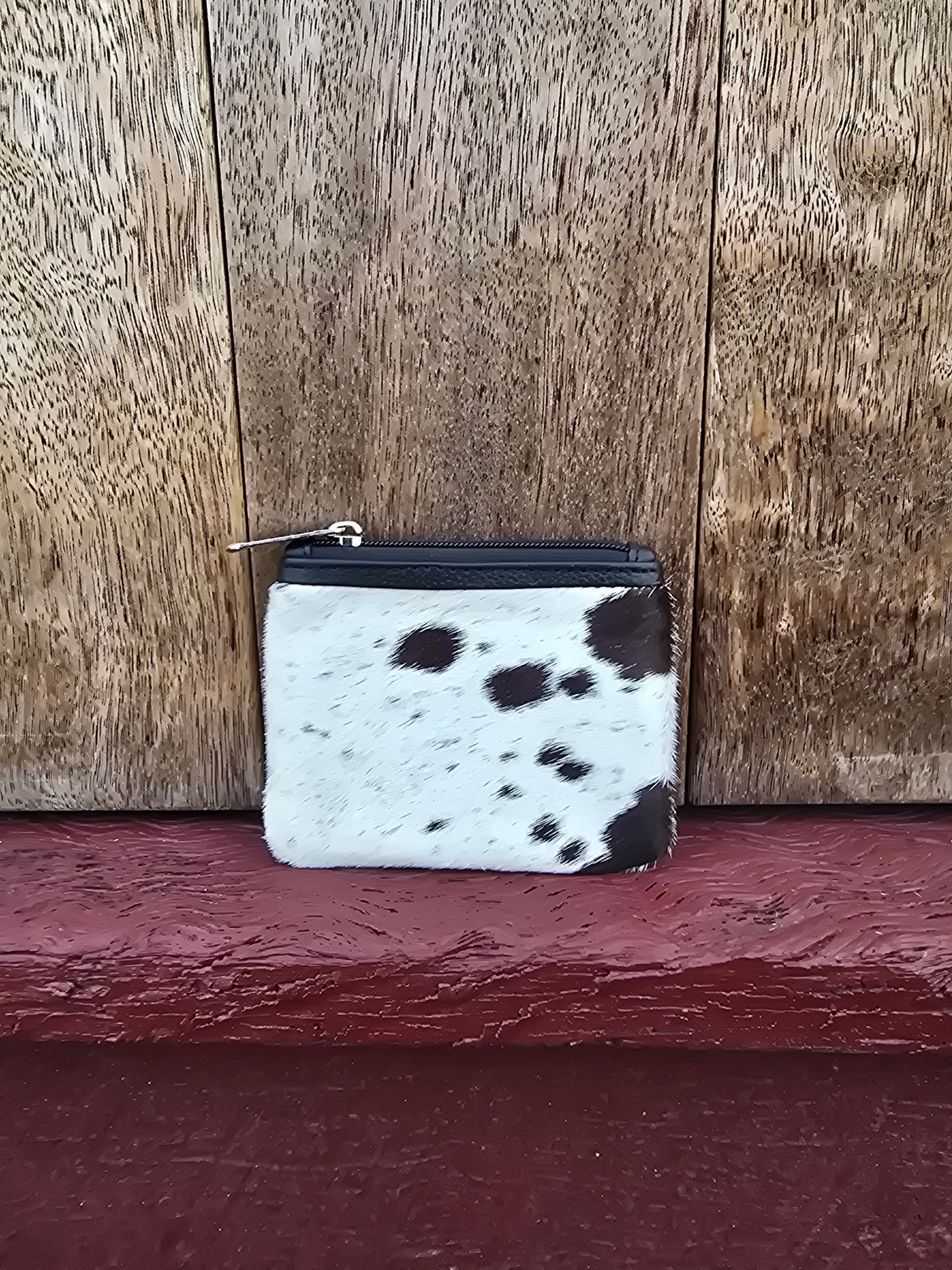 Hair on hide coin purse #32