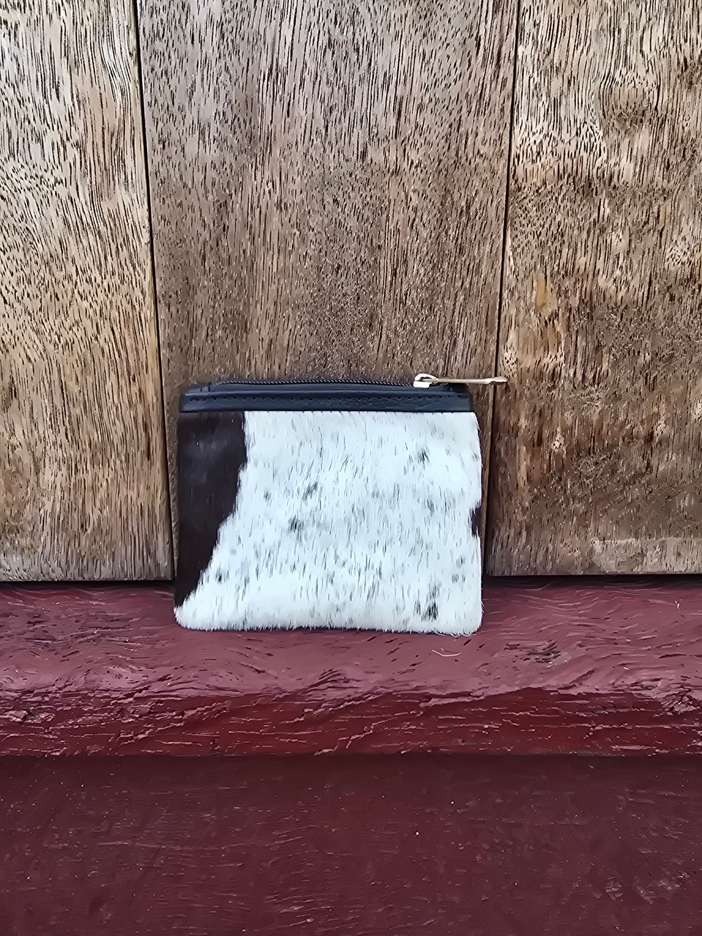Hair on hide coin purse #28