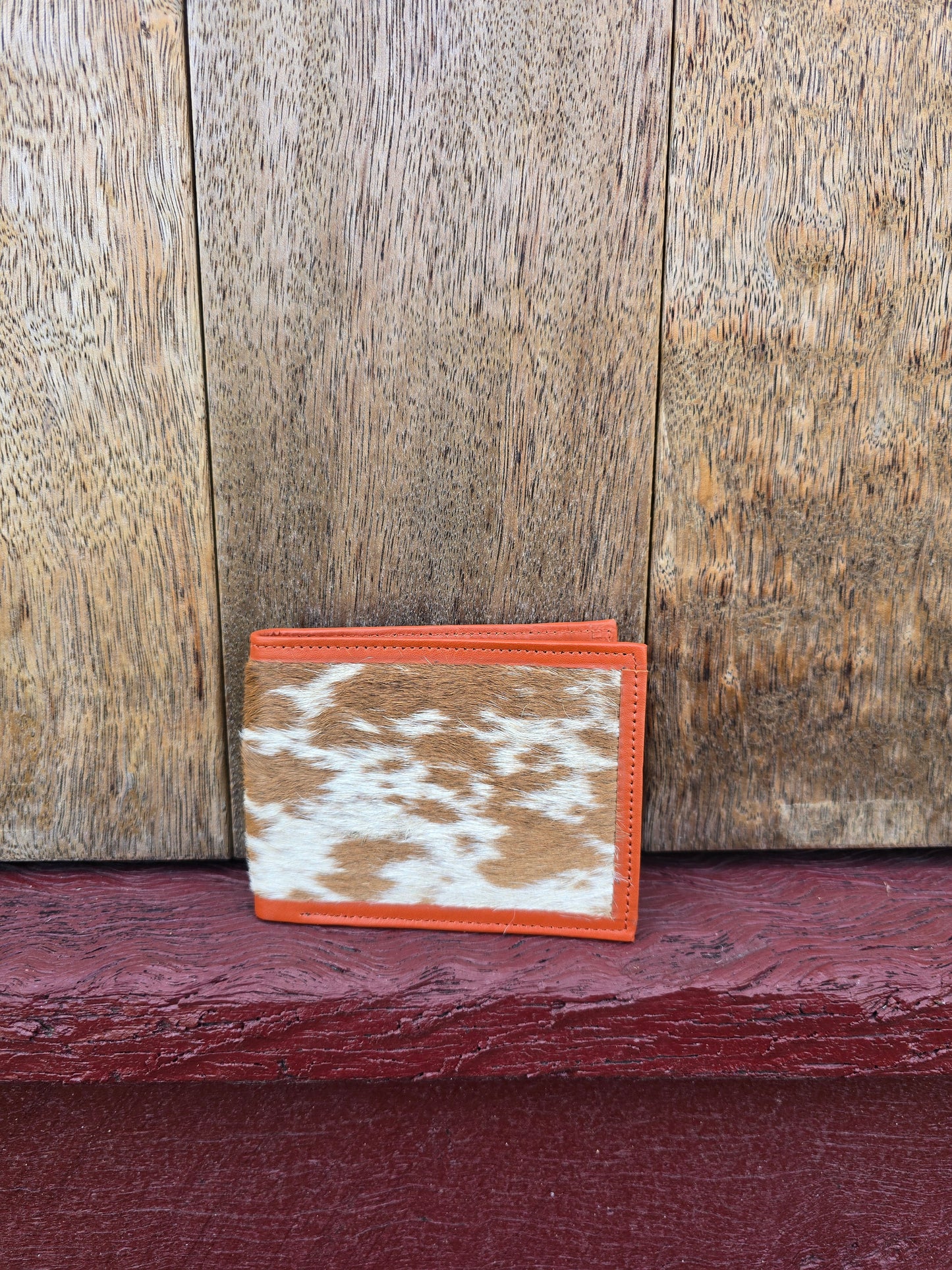 Hair on hide unisex square wallet #02