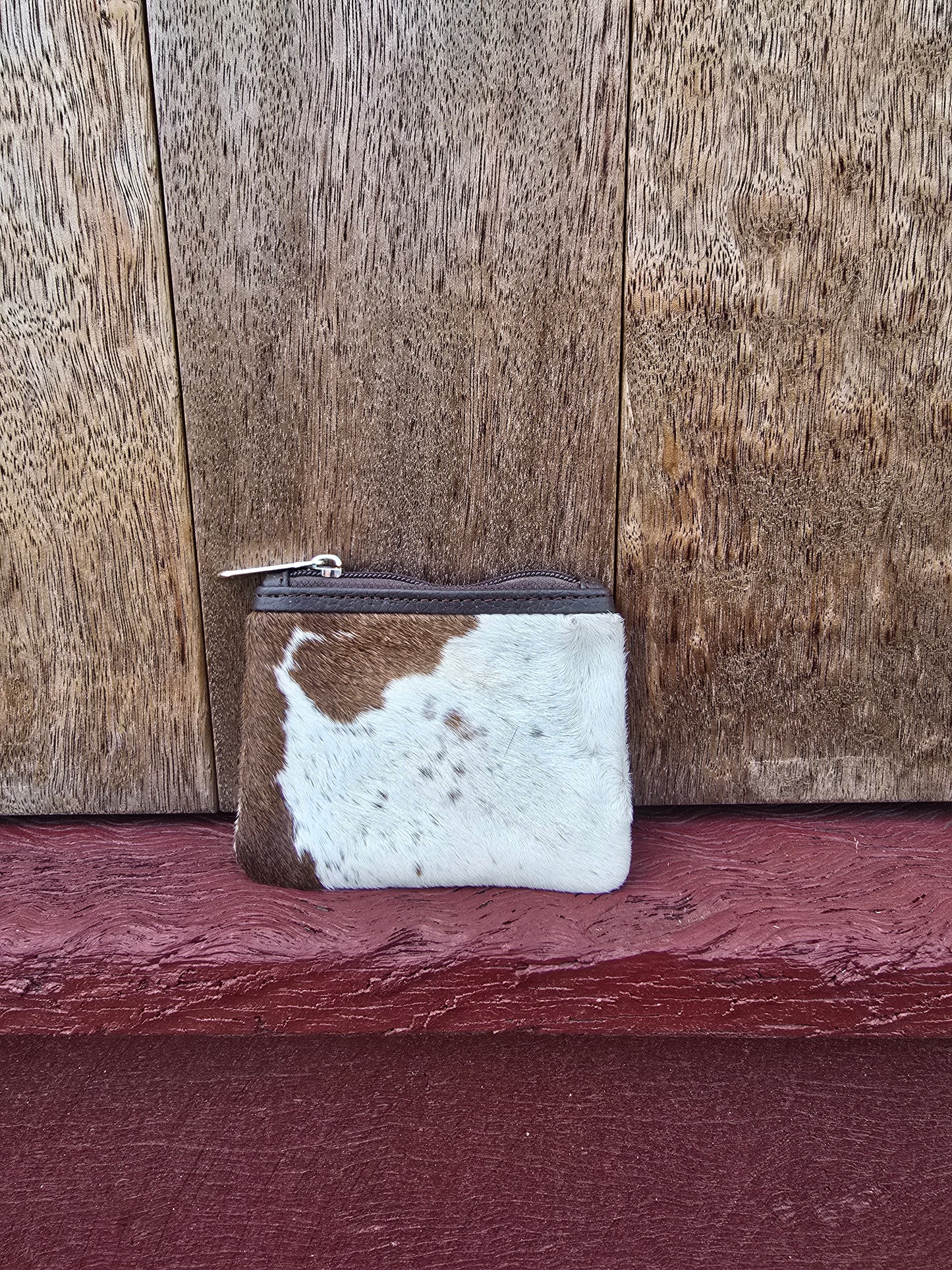 Hair on hide coin purse #18