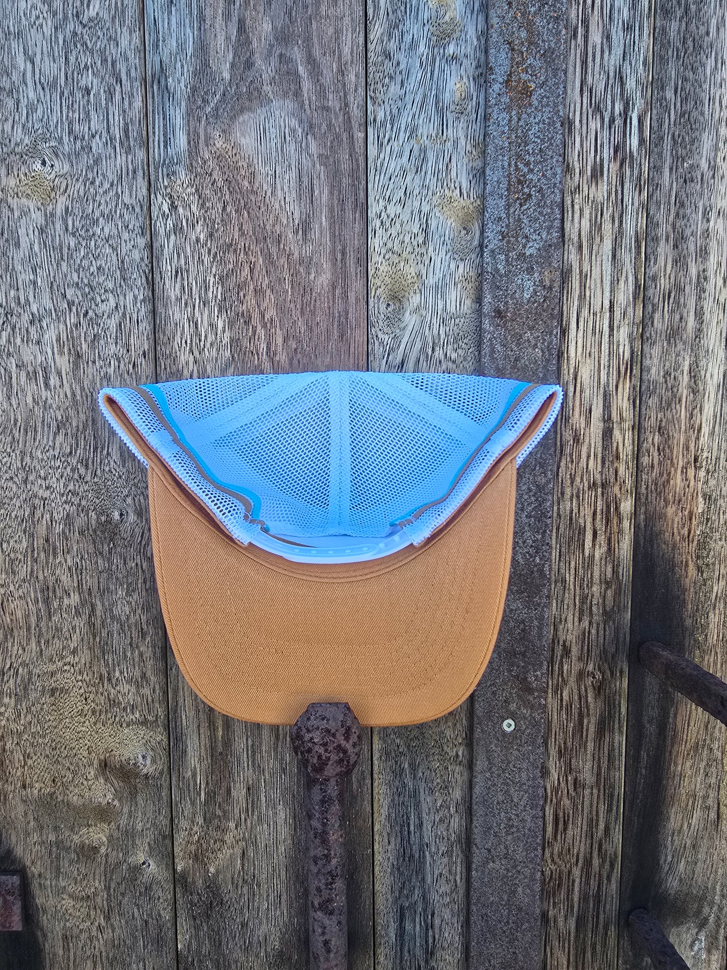 Rust blue/brown stripe