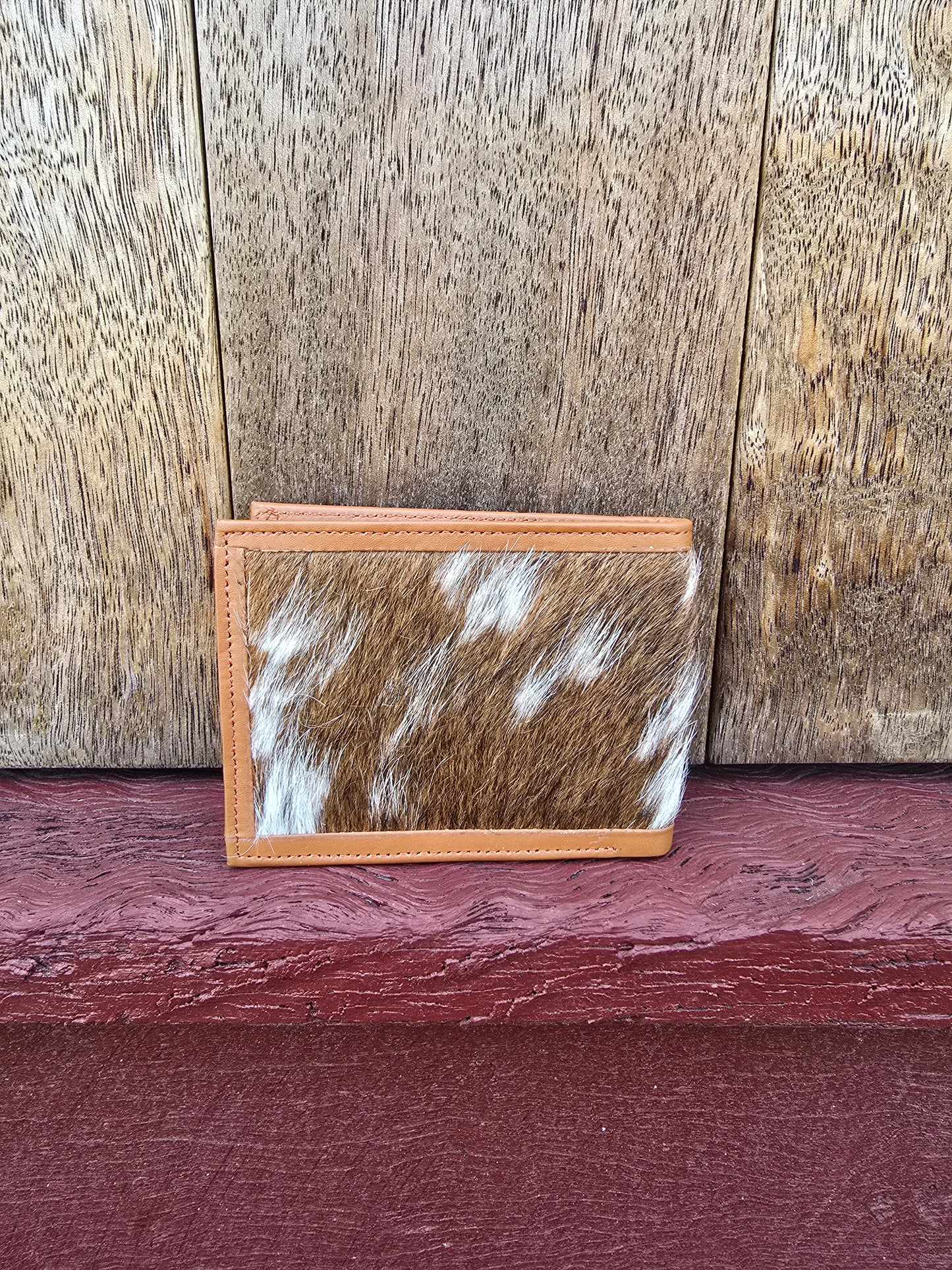 Hair on hide unisex square wallet #01