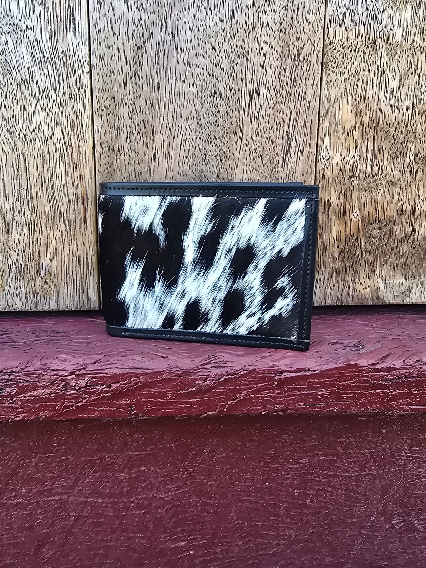 Hair on hide unisex square wallet #20