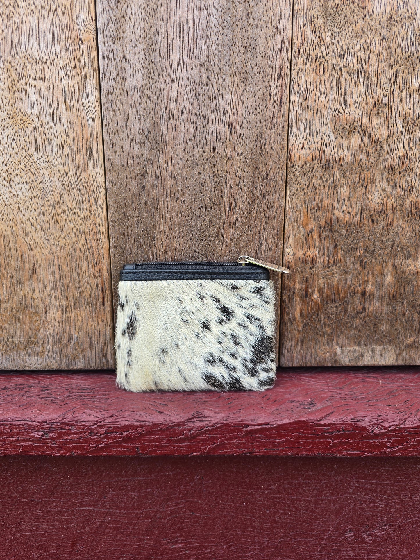 Hair on hide coin purse #47
