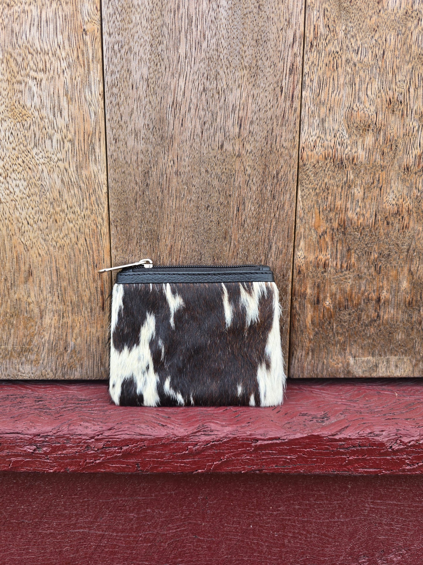 Hair on hide coin purse #45