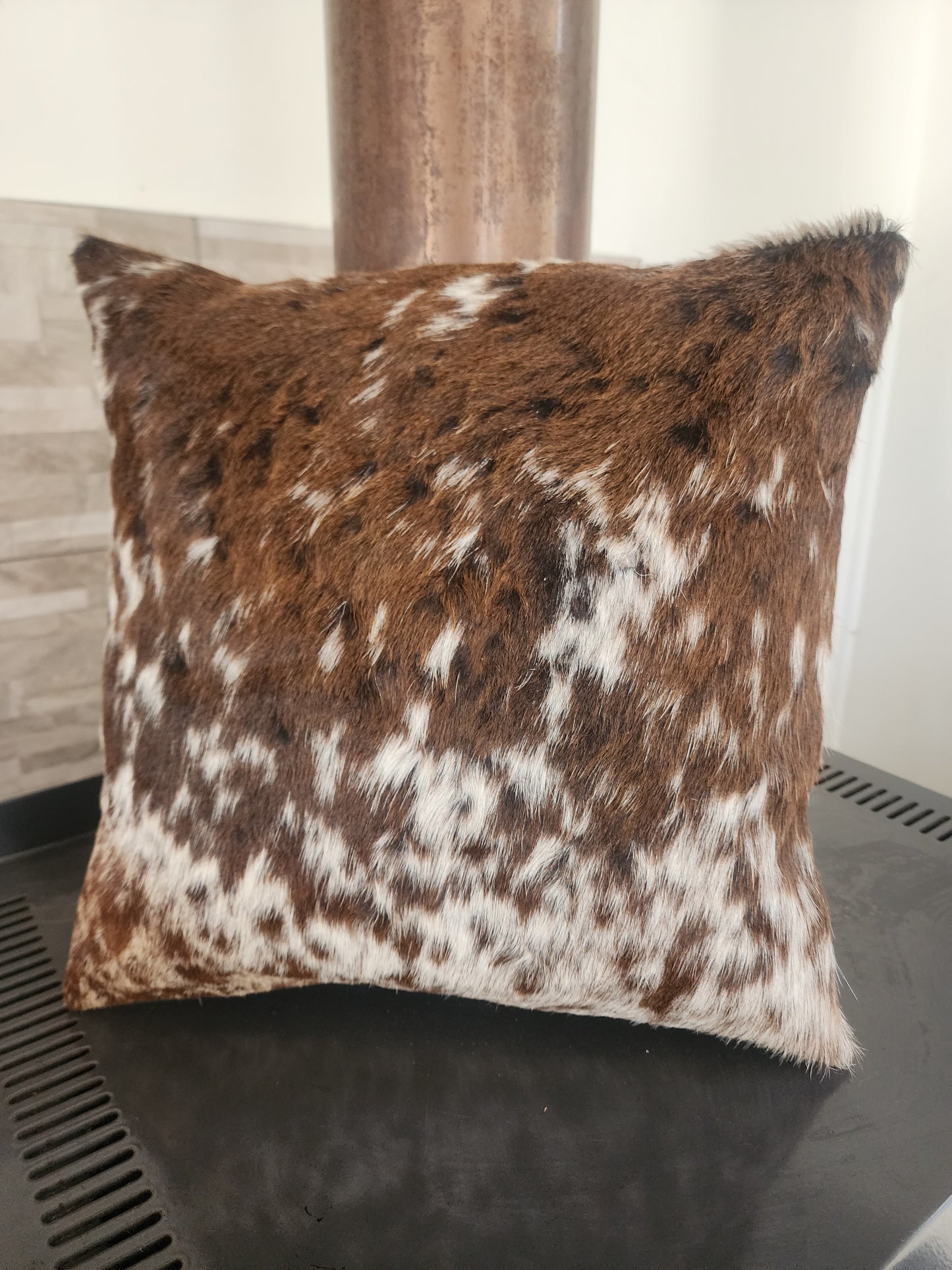 Cowhide cushion- Brown