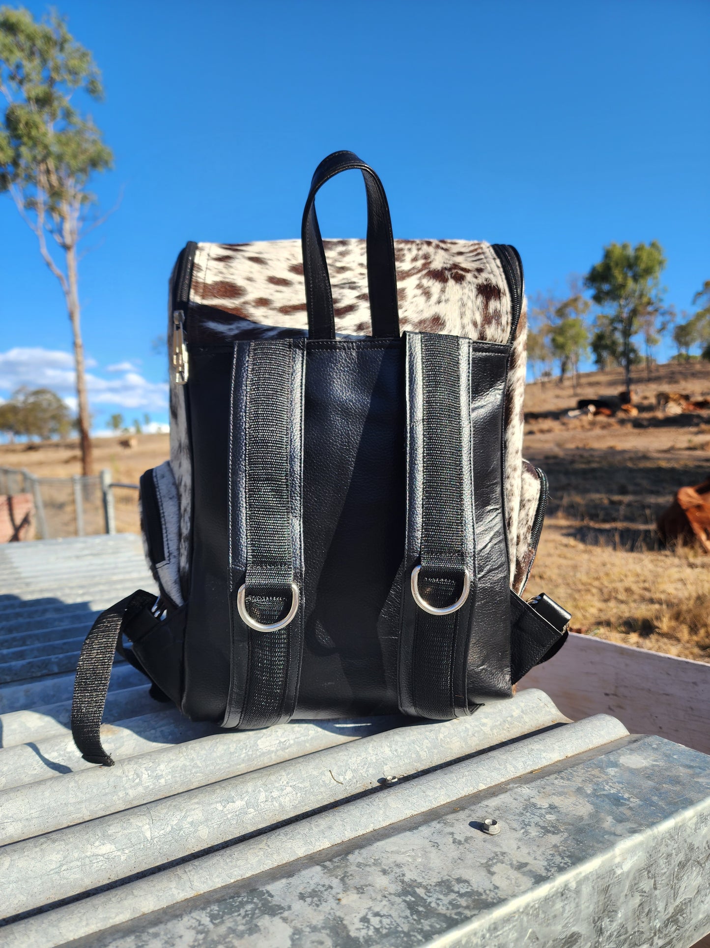 Full cow hide Backpack #02