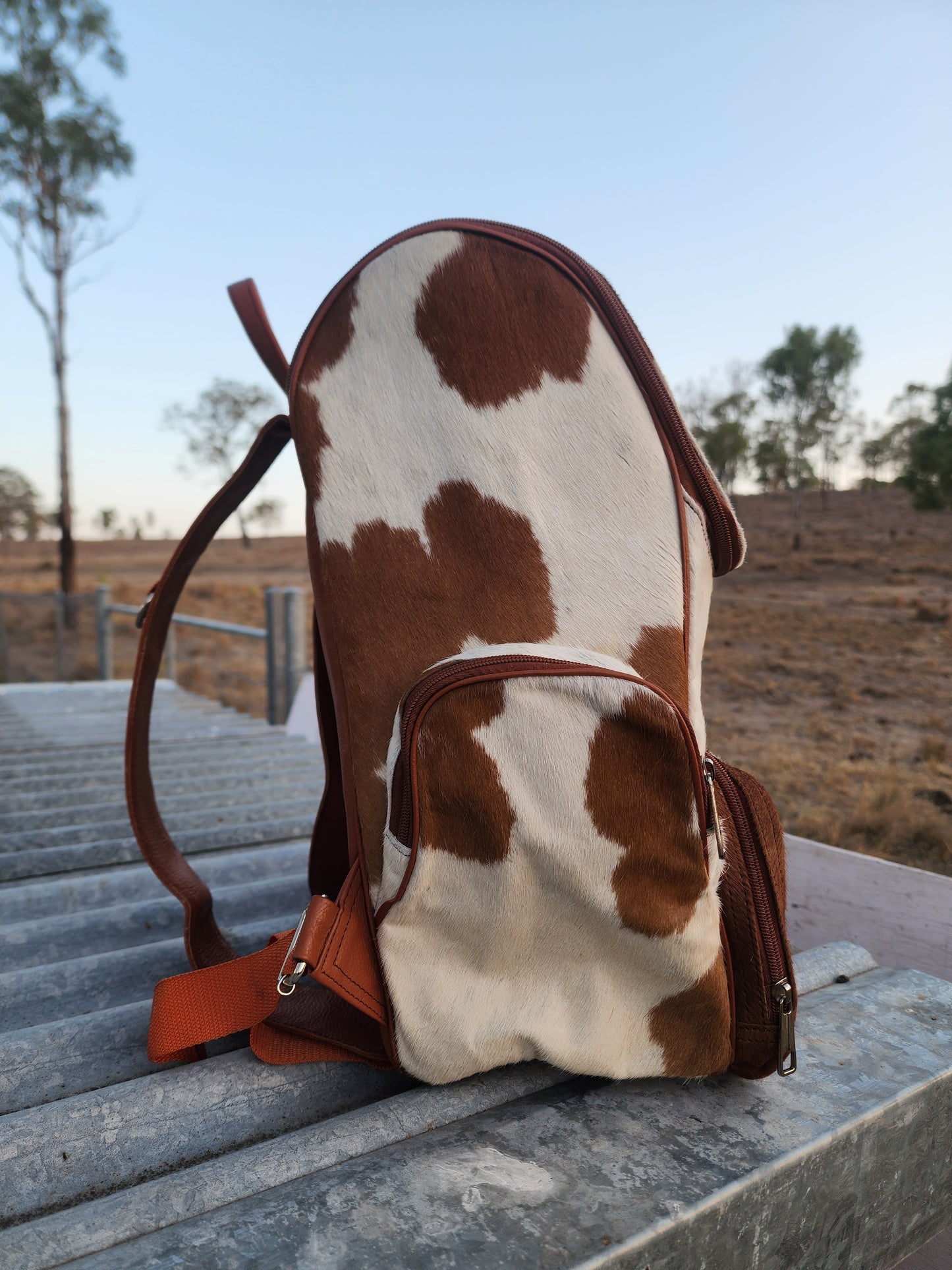 Full cow hide Backpack #03