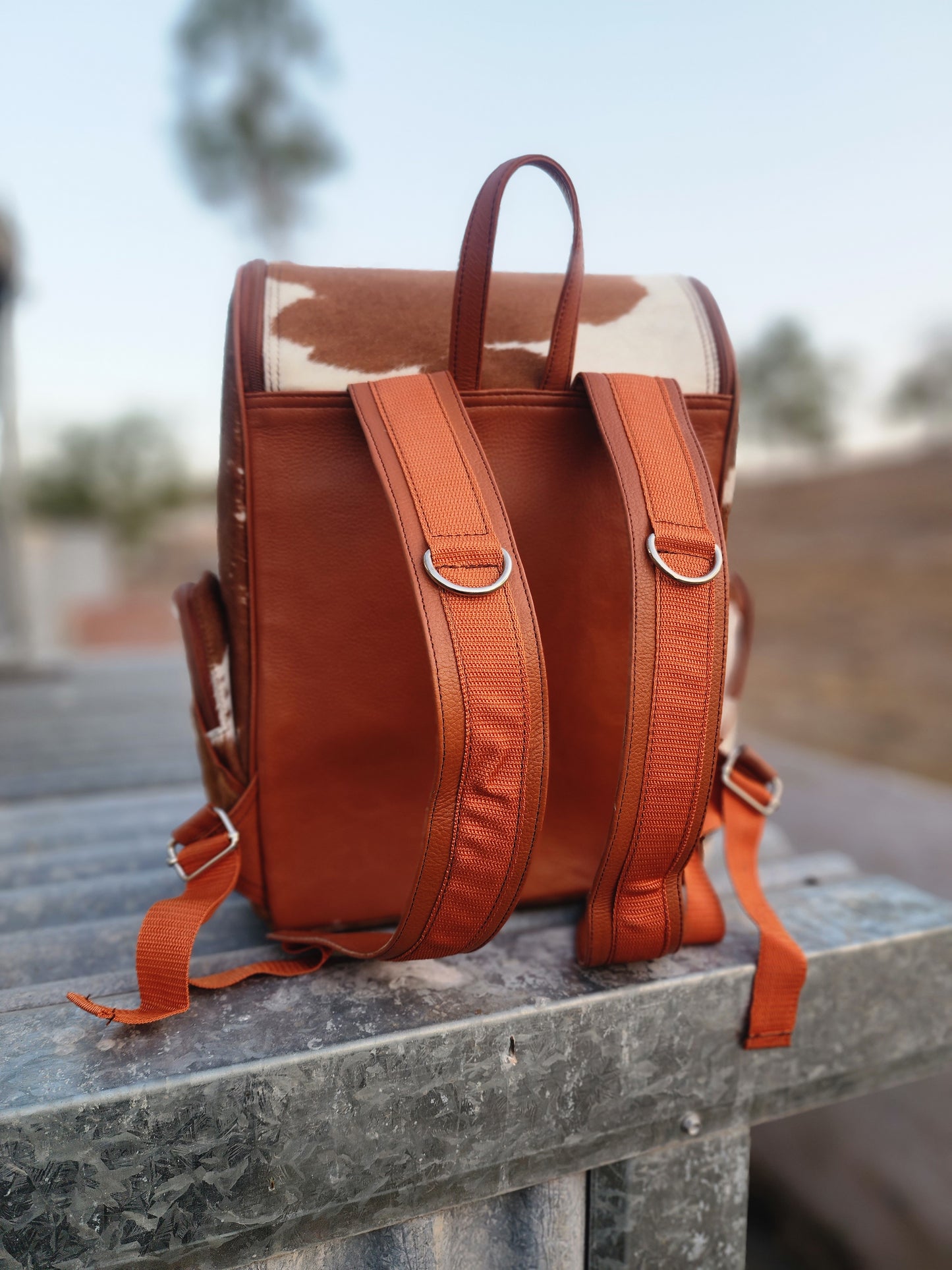 Full cow hide Backpack #03