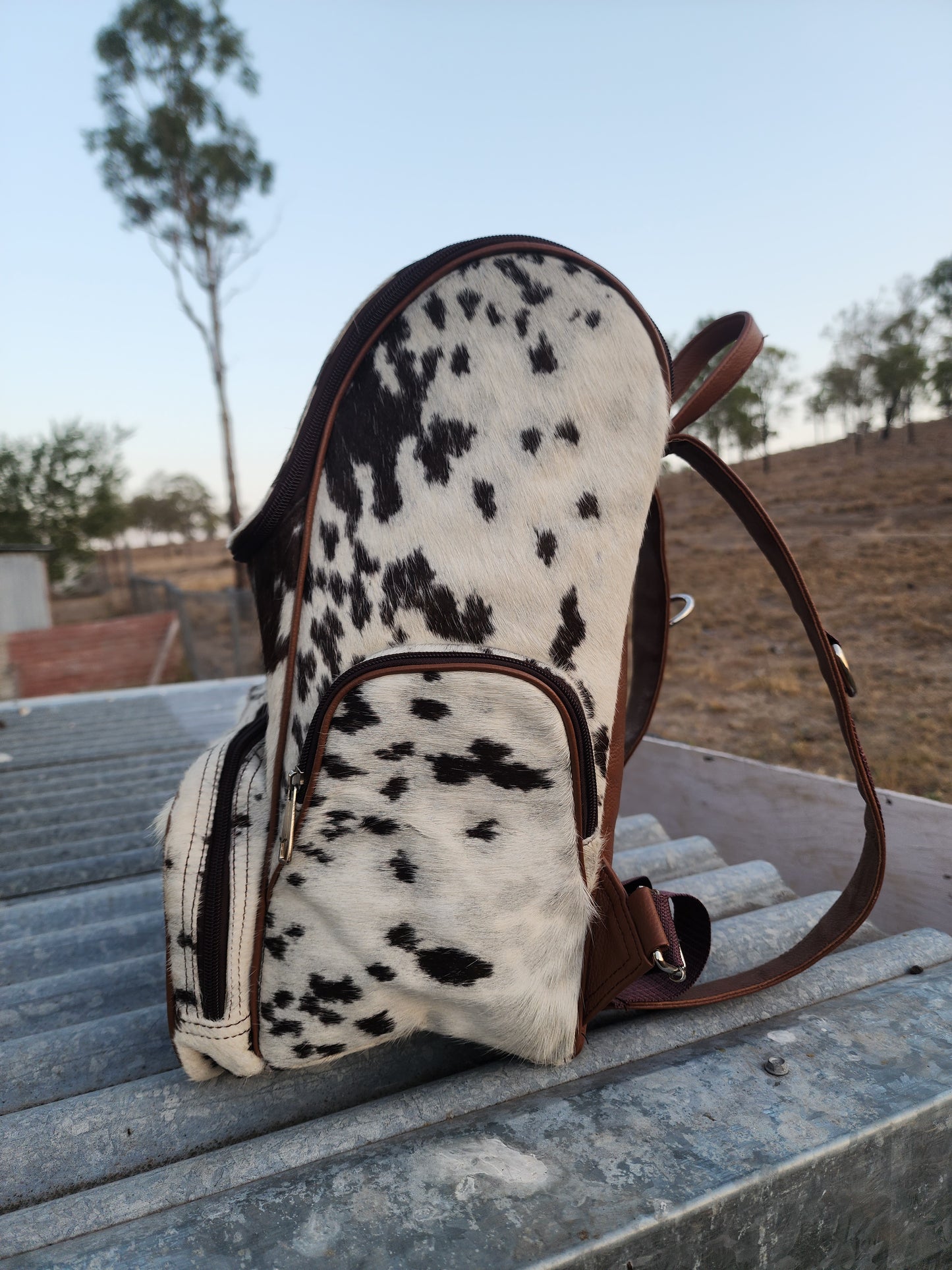 Full cow hide Backpack #05