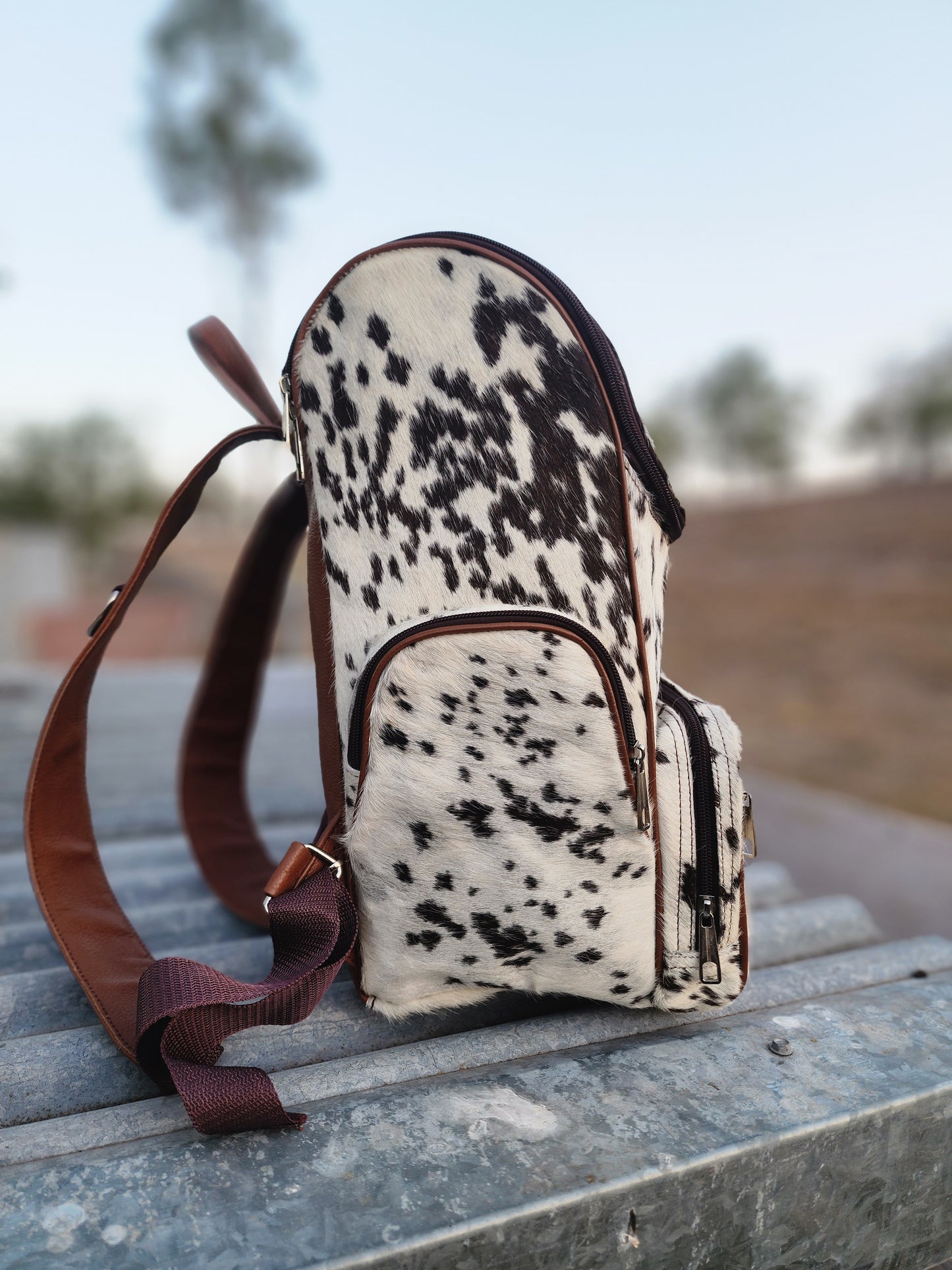 Full cow hide Backpack #05