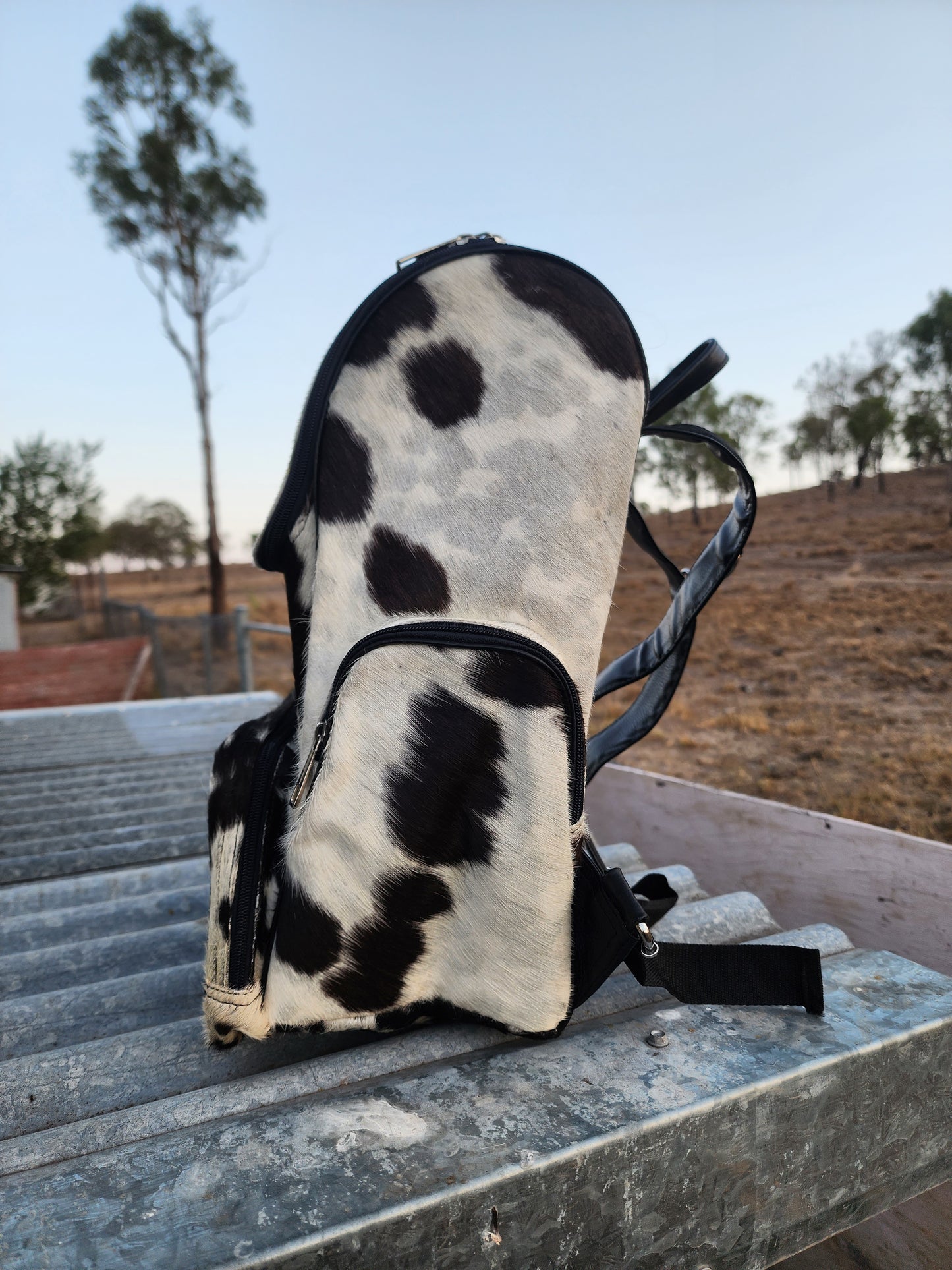 Full cow hide Backpack #06