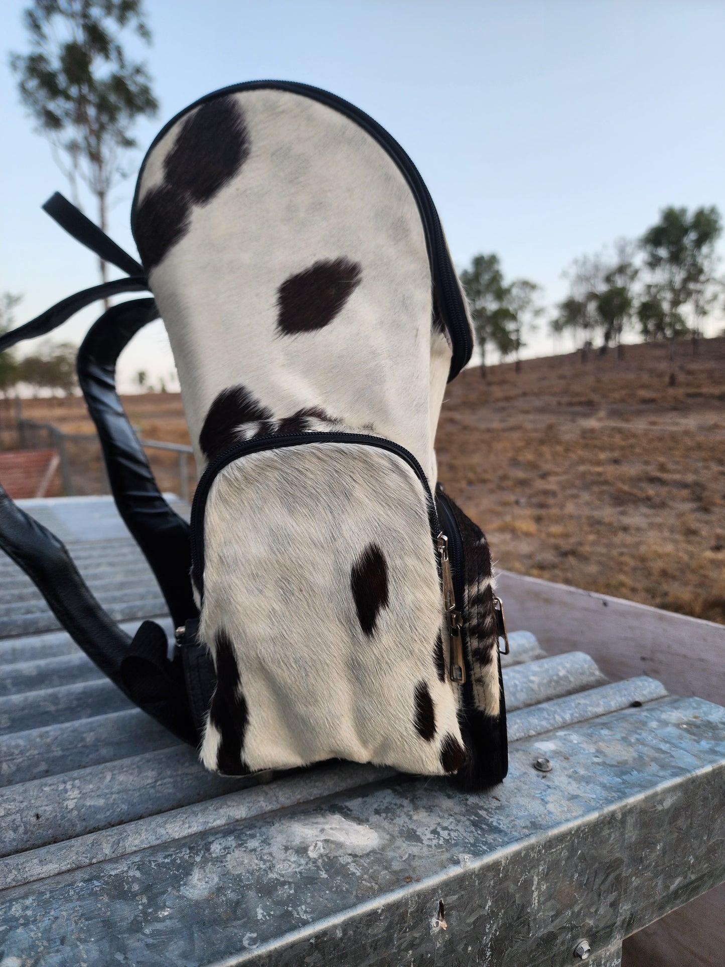 Full cow hide Backpack #06