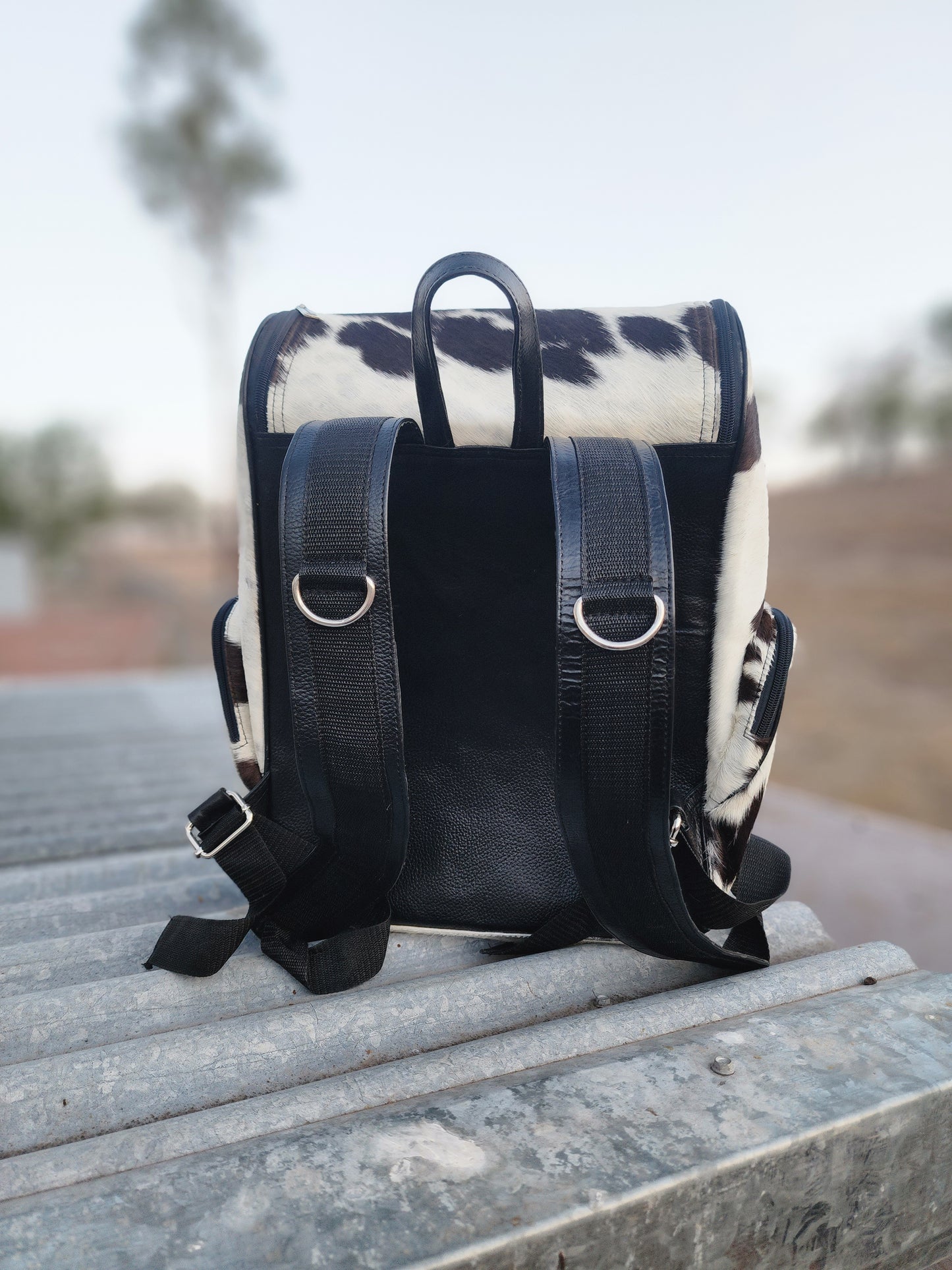 Full cow hide Backpack #06