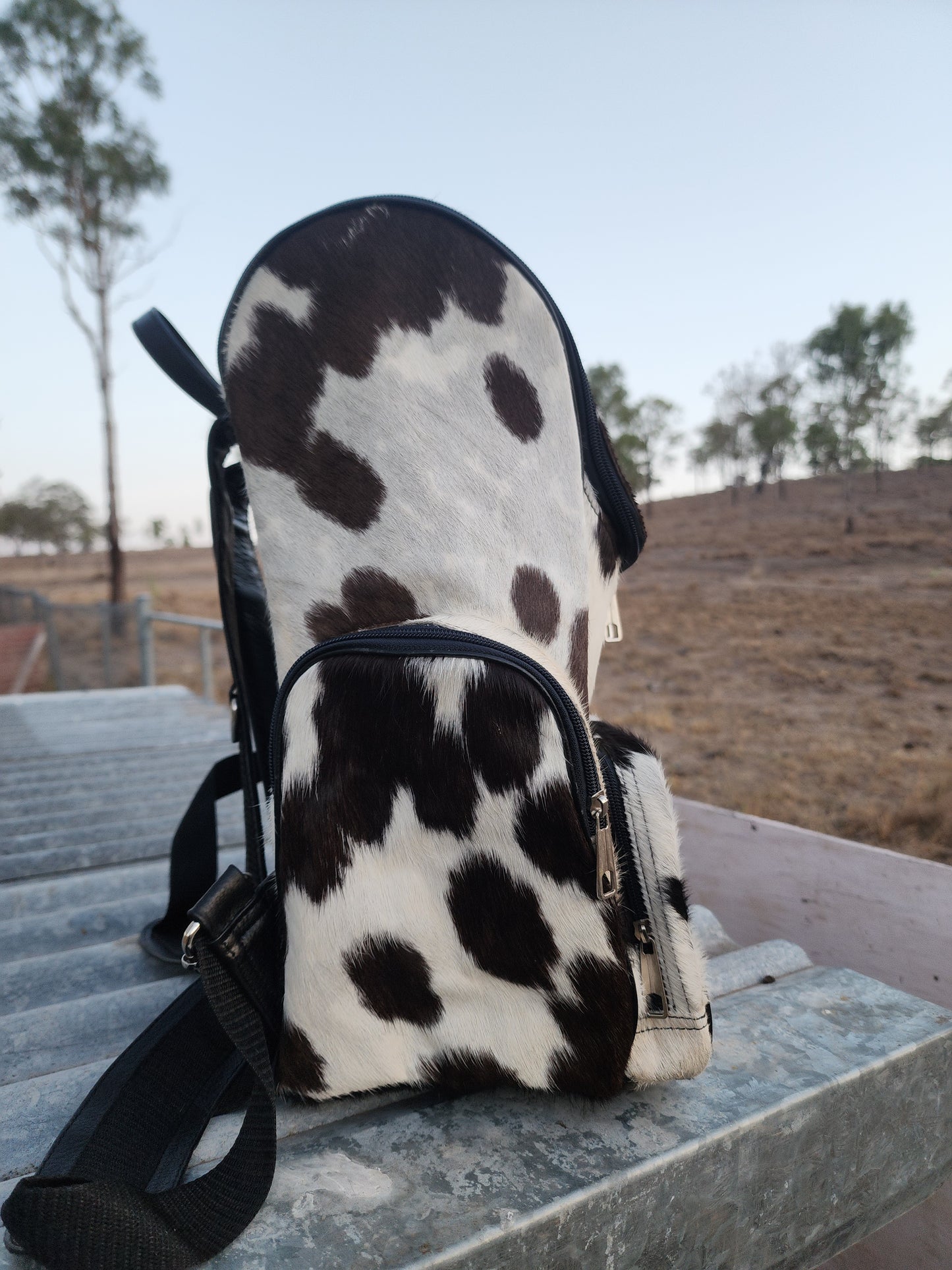 Full cow hide Backpack #07