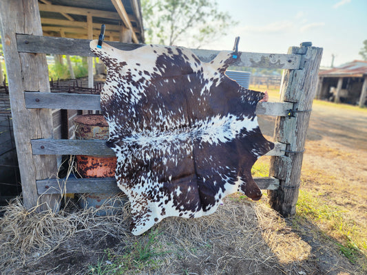 Cowhide floor rug- A11