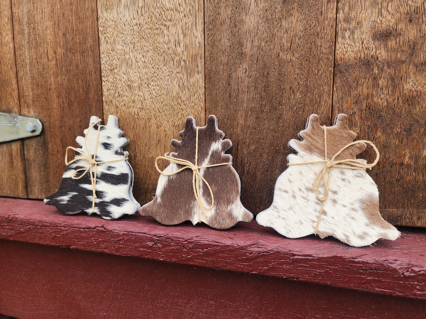 Cowhide Coasters