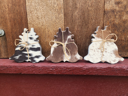 Cowhide Coasters