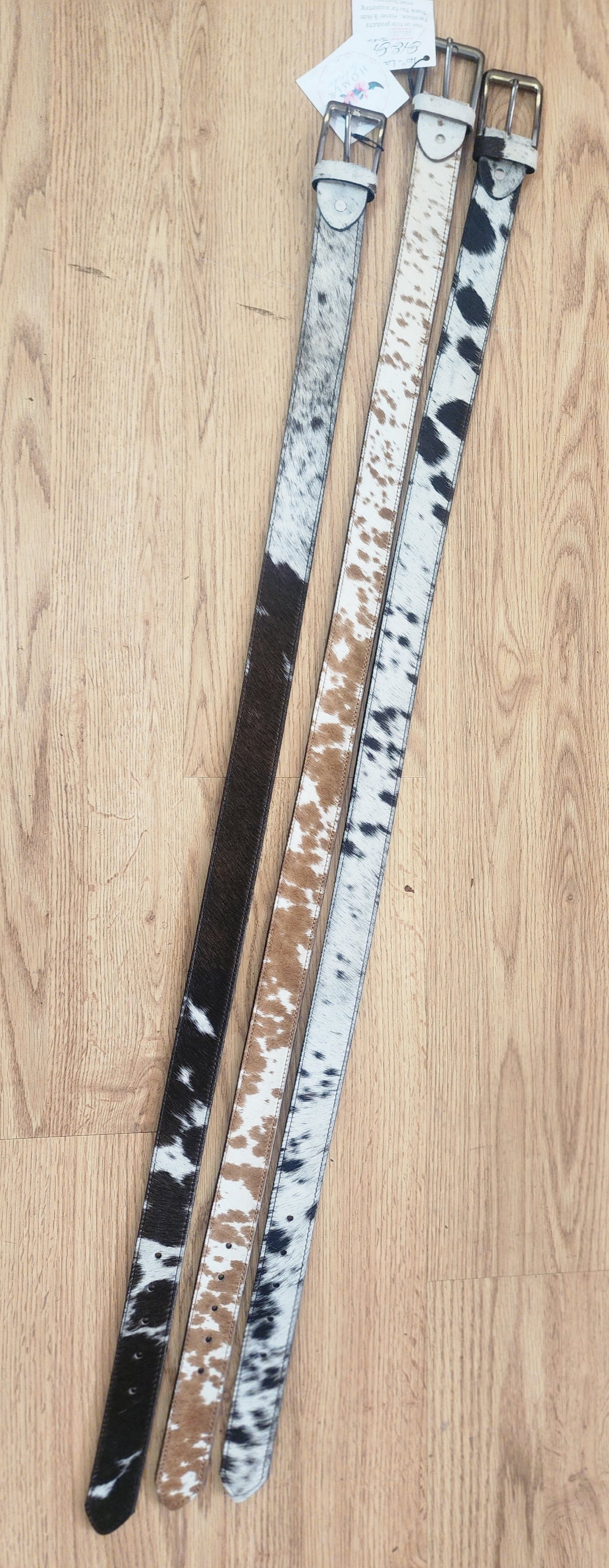 Cow hide Belts