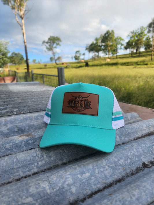 Teal pony cap (patch)