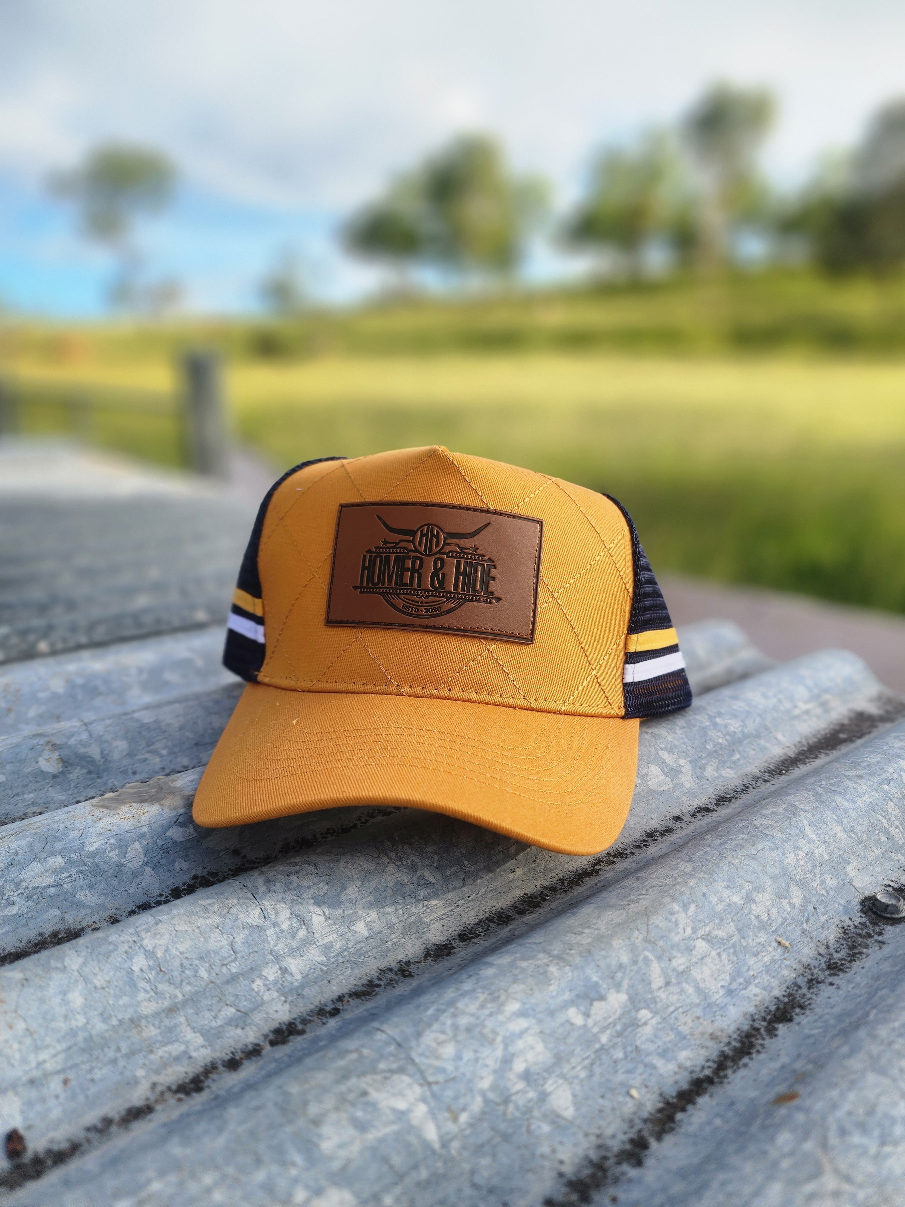Mustard with black (patch) – Homer and Hide
