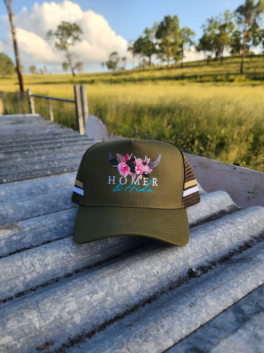 Olive green (embroiderd)