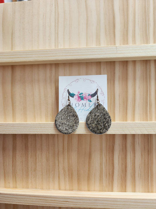 Medium Tear drop earings (Brindle)