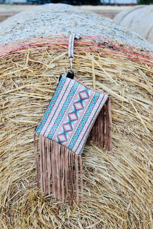 Abbey clutch - aztec