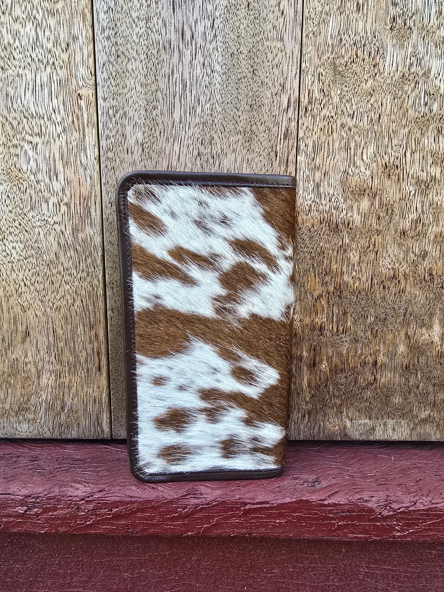 Hair on hide unisex slim wallet #03