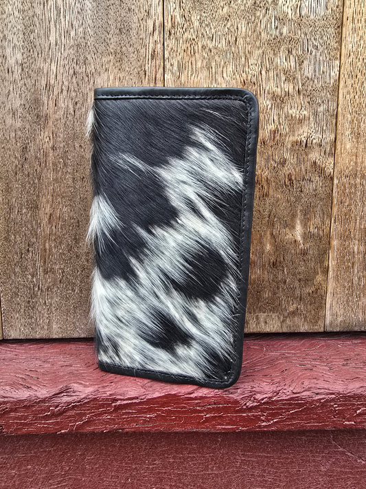 Hair on hide unisex slim wallet #08
