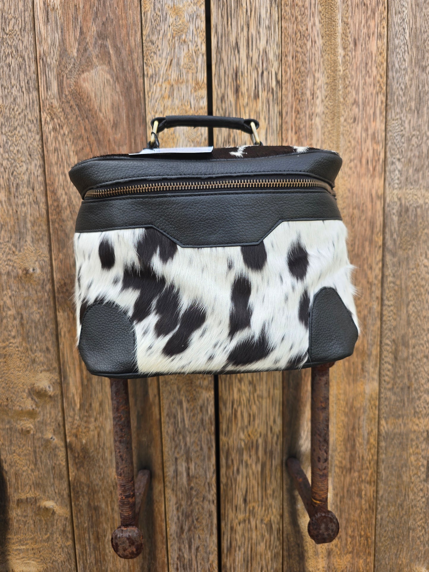 Cow hide beauty case #11