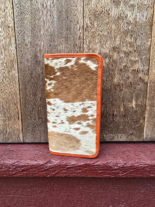 Hair on hide unisex slim wallet #14