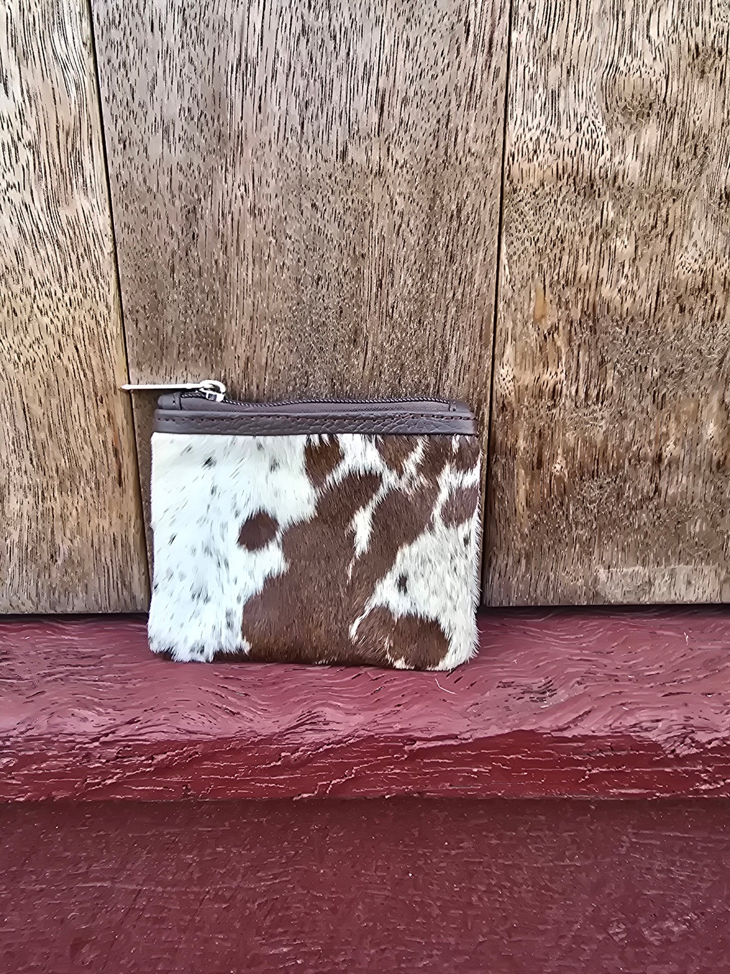 Hair on hide coin purse #27