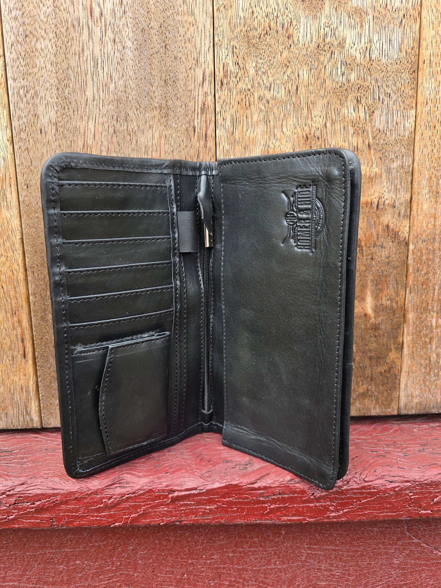 Hair on hide unisex slim wallet #10