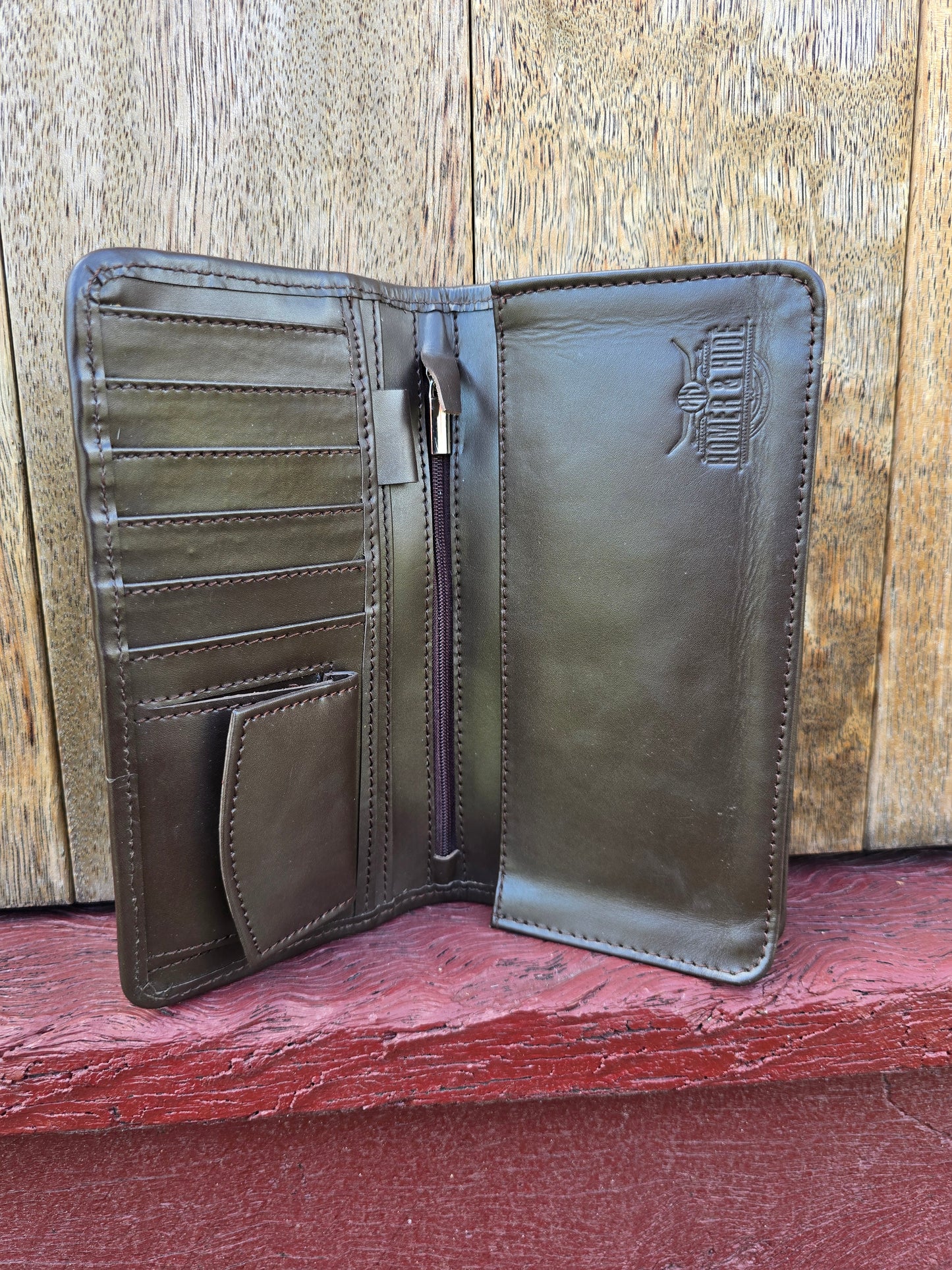 Hair on hide unisex slim wallet #03