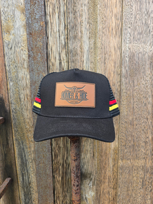 Black red and yellow stripe