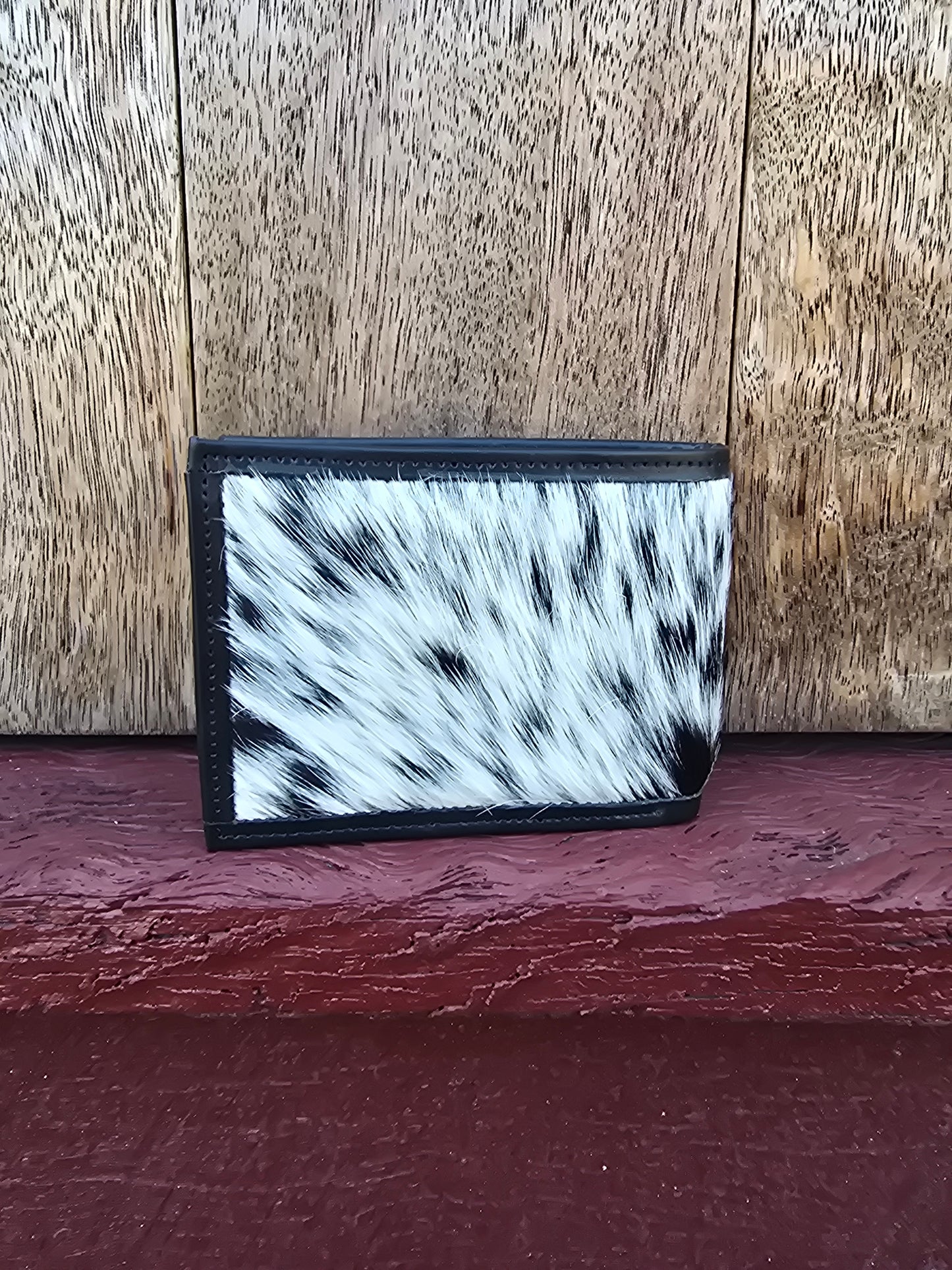 Hair on hide unisex square wallet #18