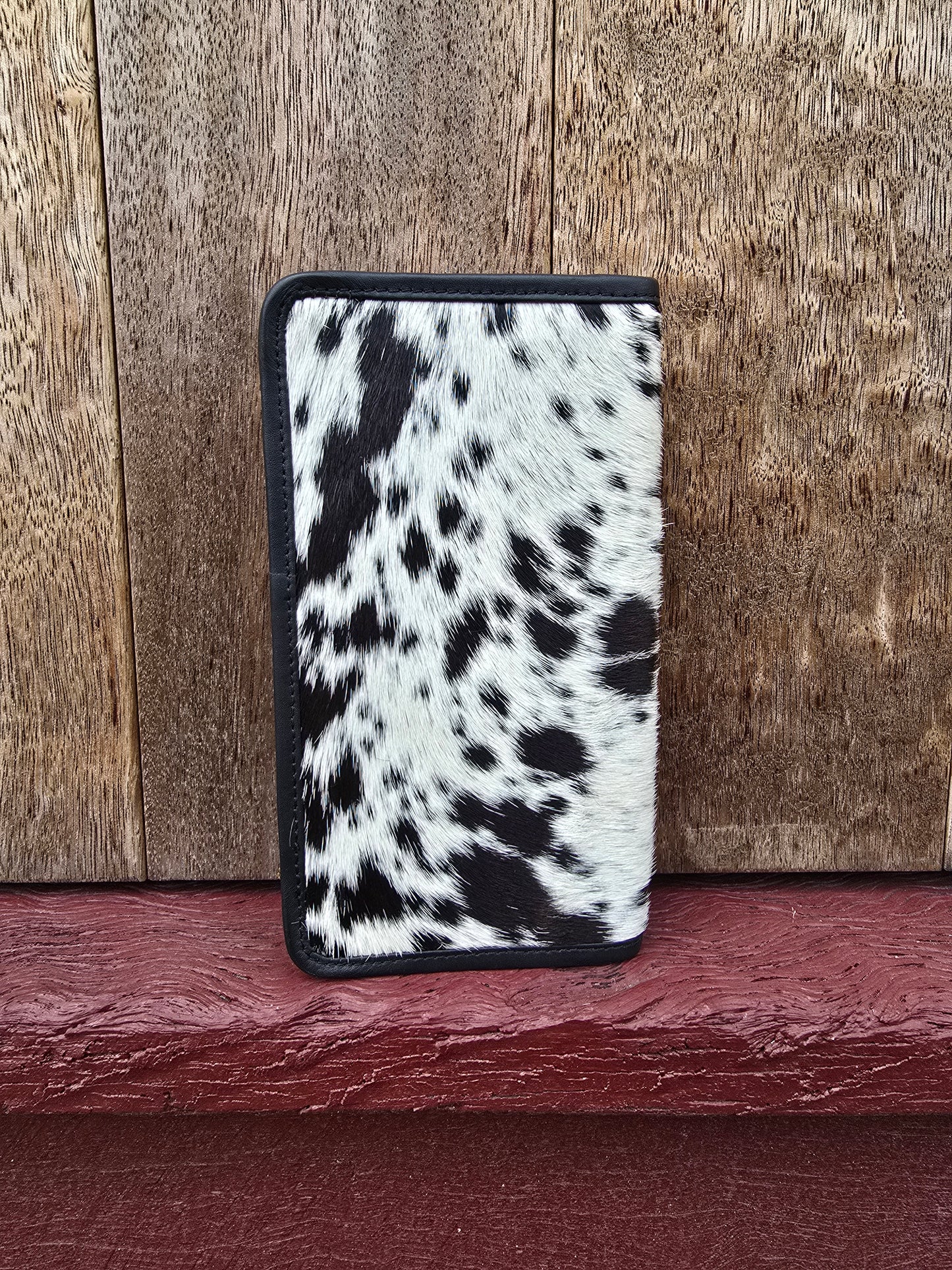 Hair on hide unisex slim wallet #07