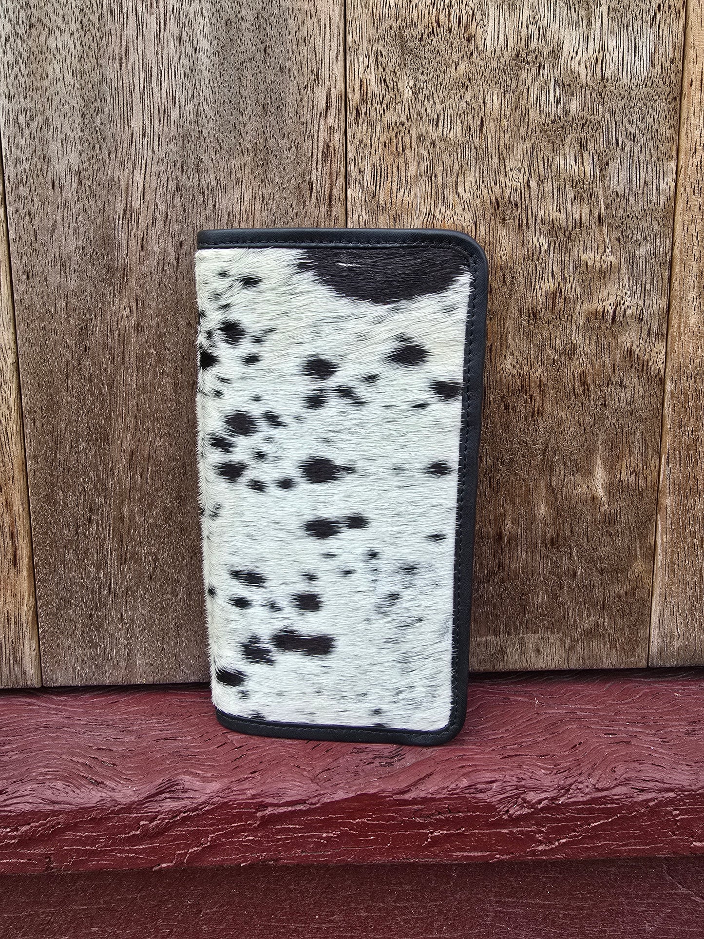 Hair on hide unisex slim wallet #07