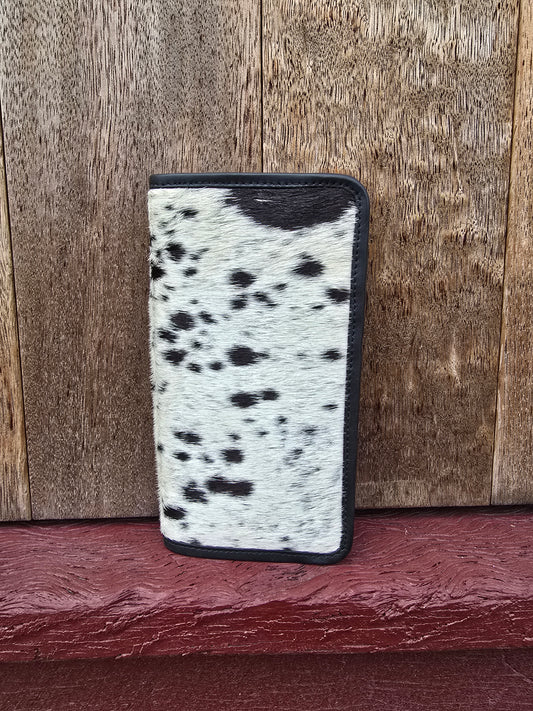 Hair on hide unisex slim wallet #07