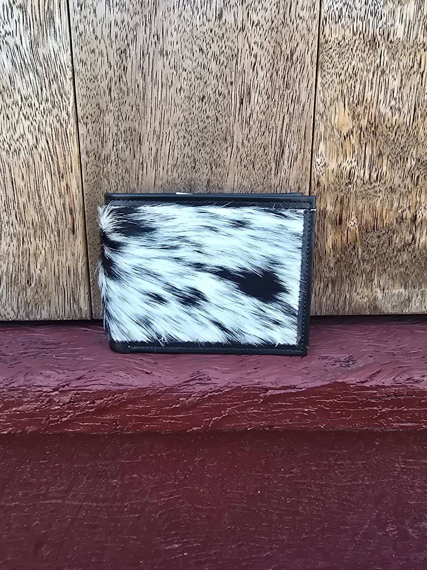 Hair on hide unisex square wallet #19