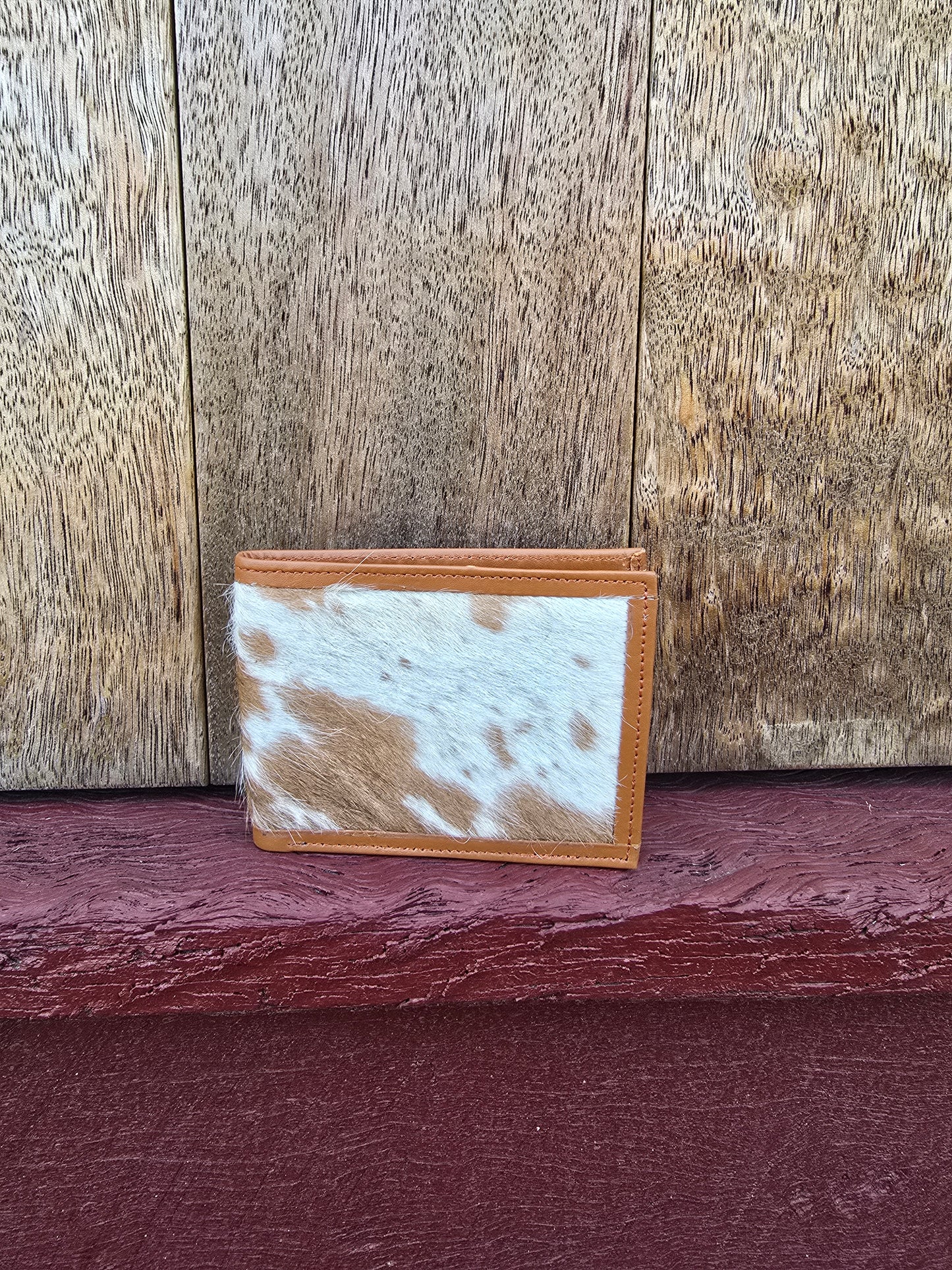 Hair on hide unisex square wallet #04
