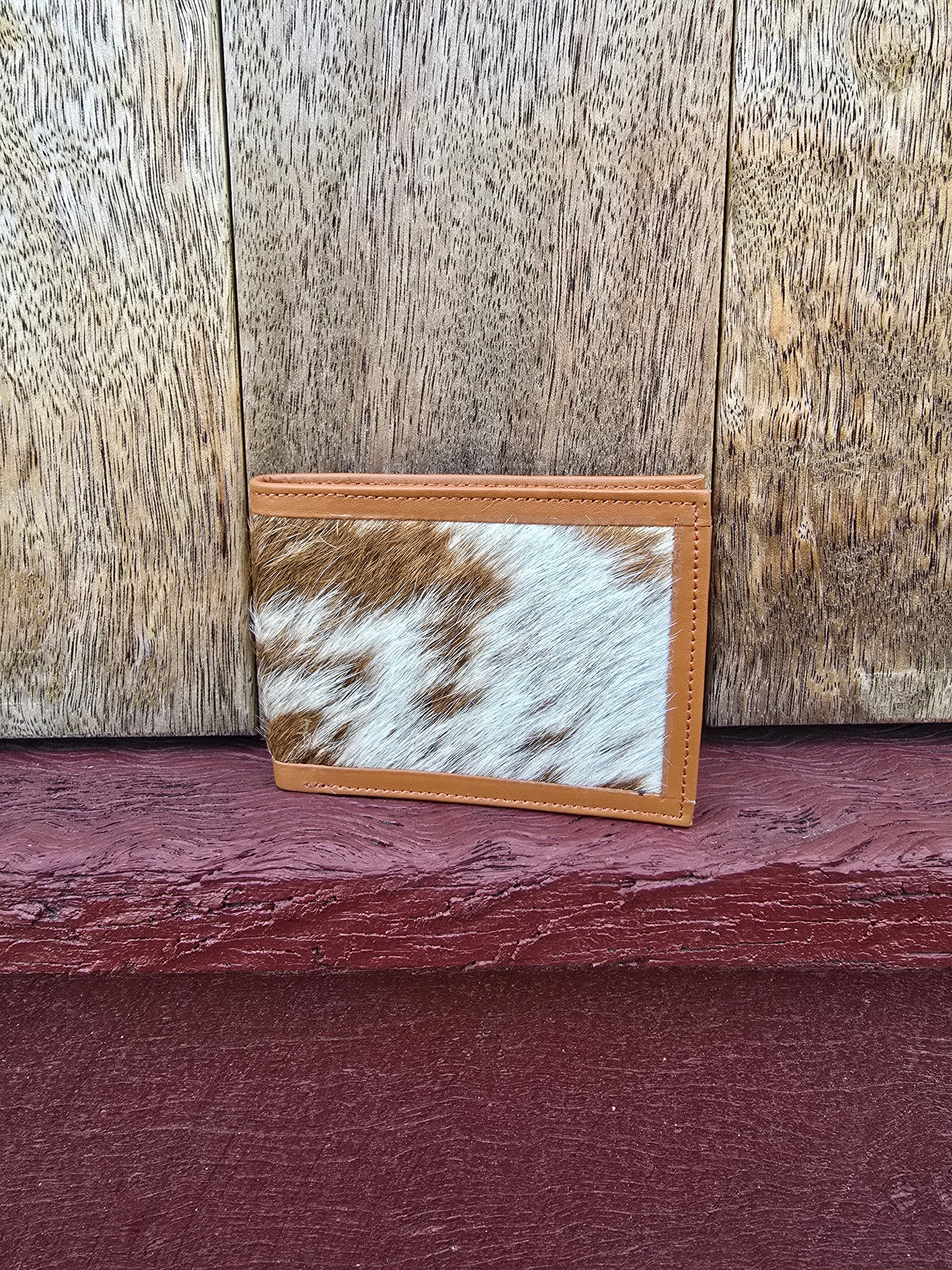 Hair on hide unisex square wallet #03